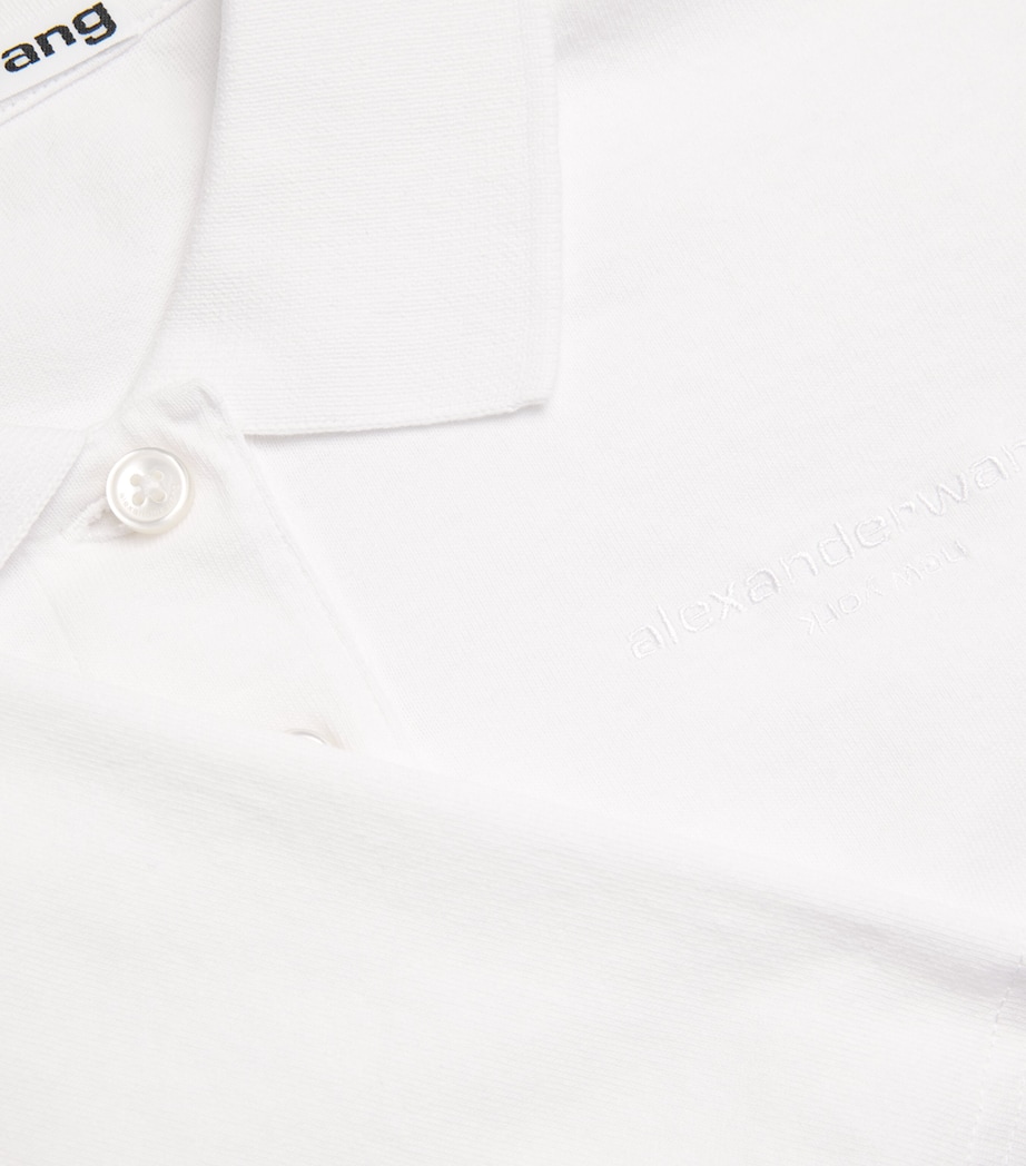 Cotton Logo Crop Top 120 VINTAGE WHITE Image 5