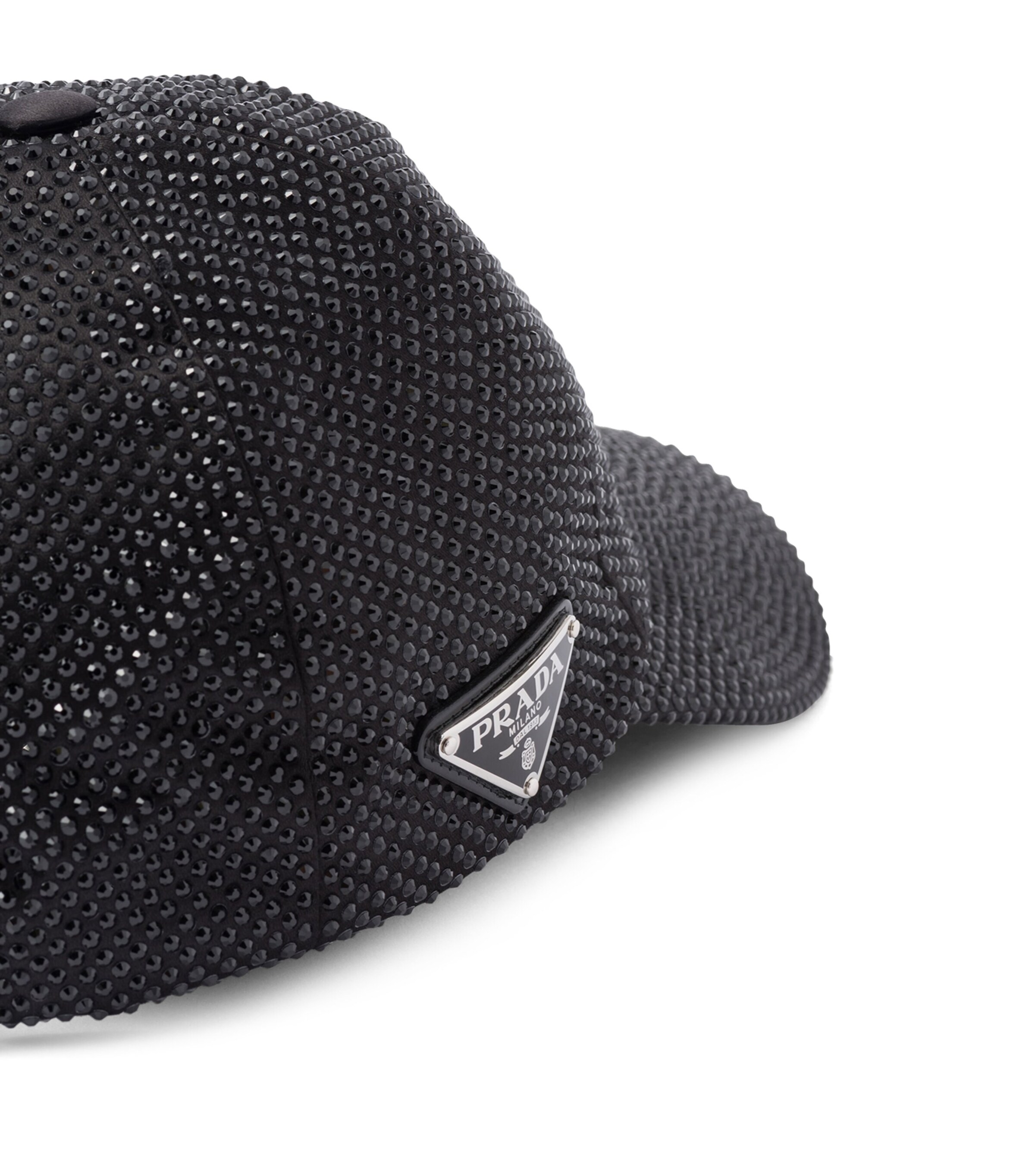 ハット Prada Embellished viscose blend hat Prada Crystal embellished visor cap | The Fashion Square