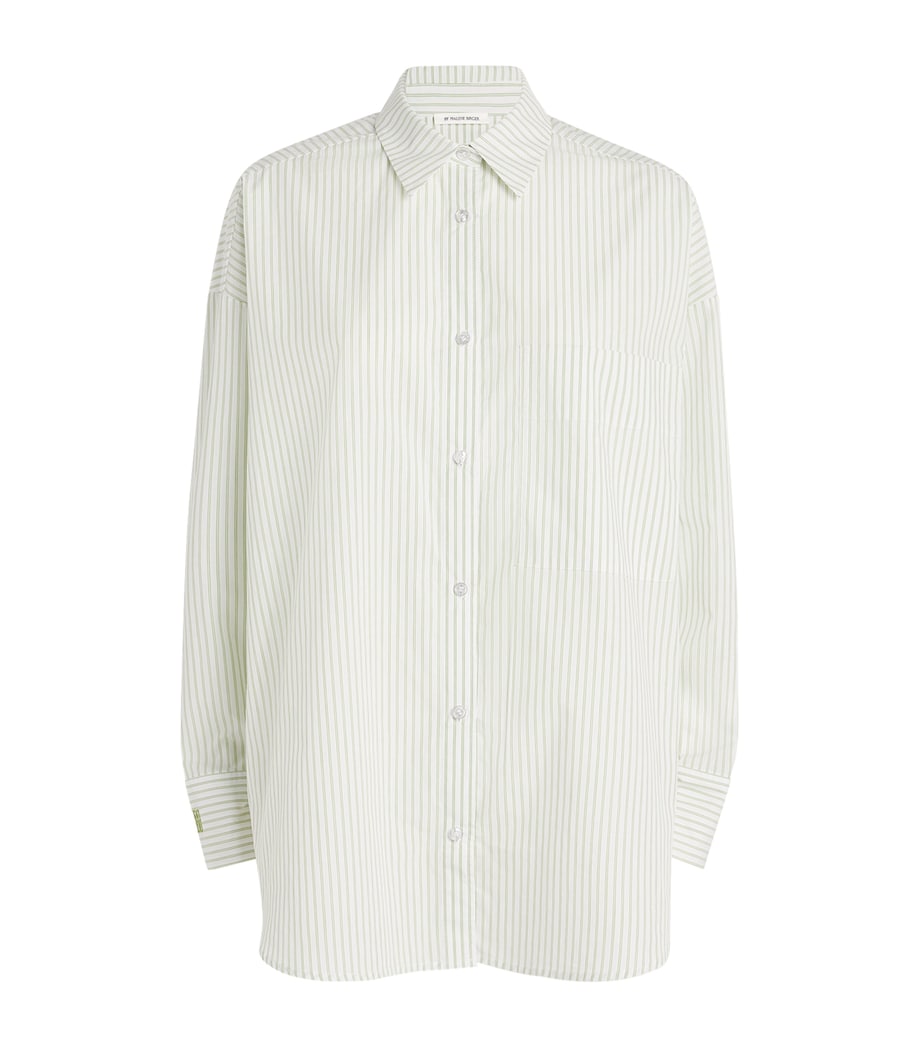 Organic Cotton Derris Shirt QG5 TWIN STRIPE Image 1