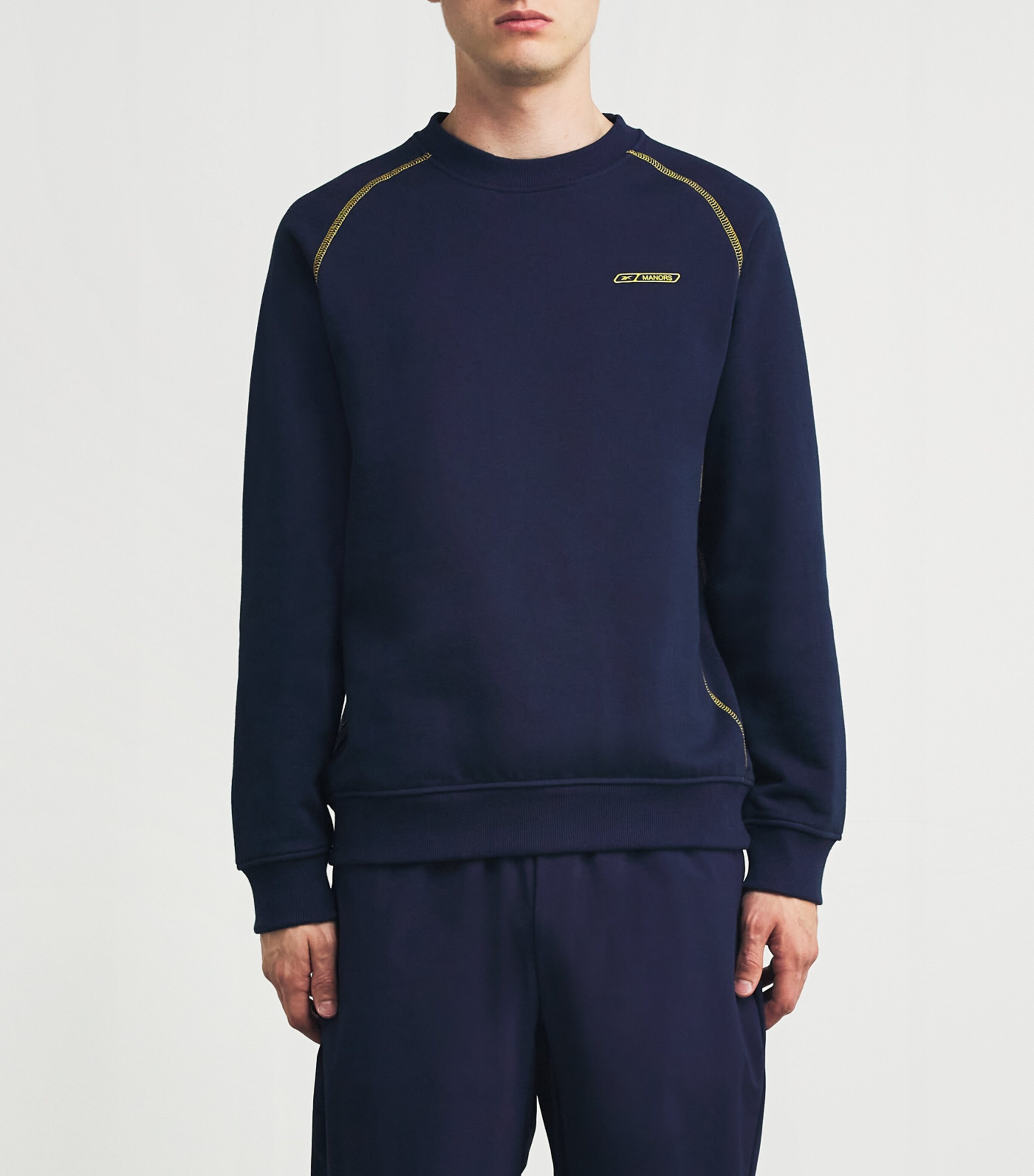 x Reebok Logo Sweatshirt NAVY Image 3