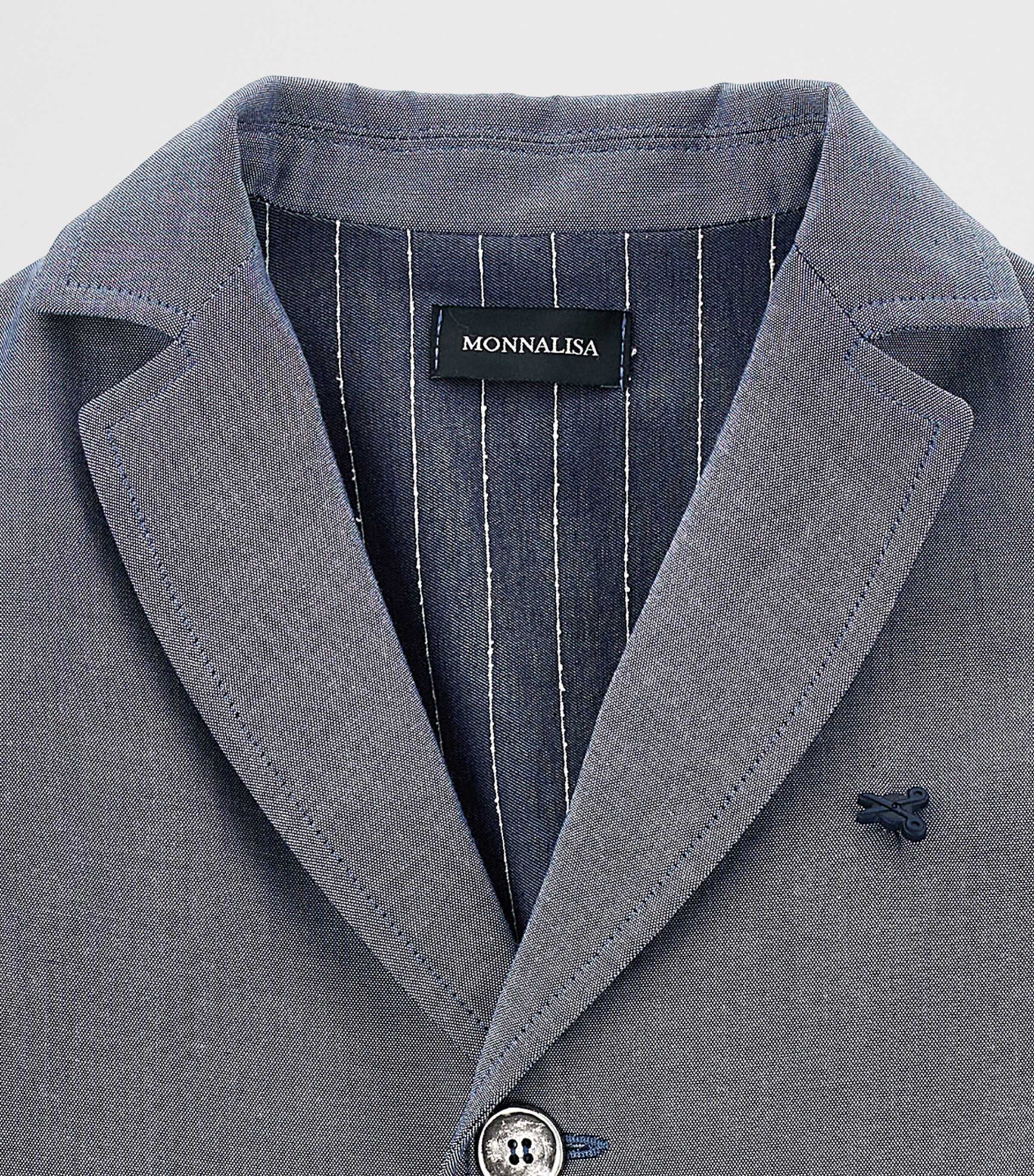 Cotton Blazer (24 Months - 12 Years) BLU NAVY Image 3