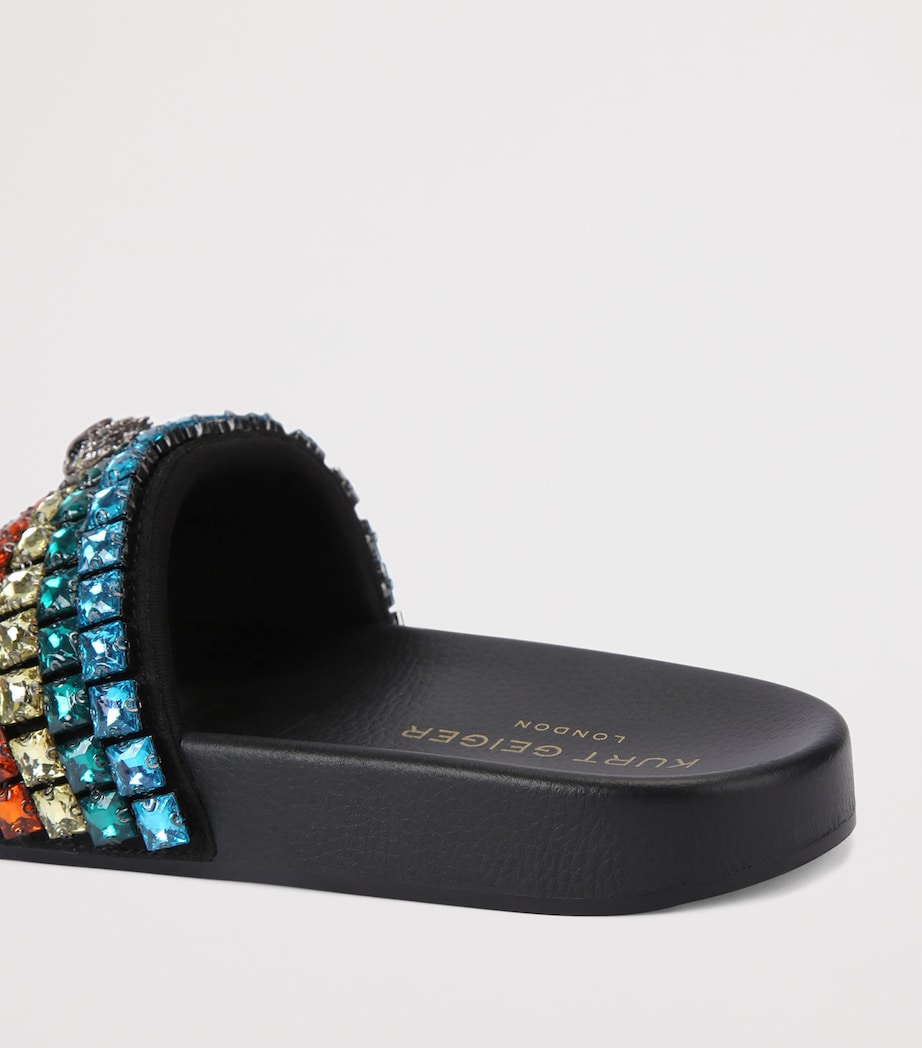 Embellished Mina Eagle Slides BLACK/COMB Image 2