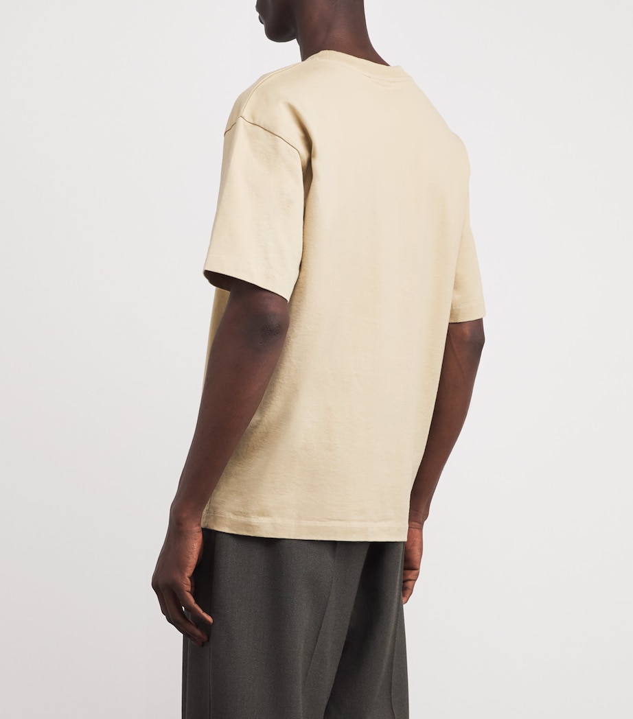 Cotton Lobster Cup T-Shirt BEIGE Image 4
