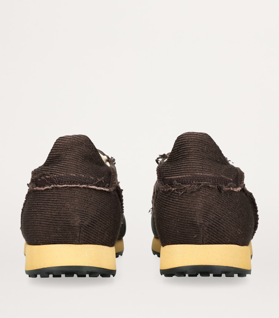The Row Moveo Mica Low-Top Sneakers Brown/oth Image 2