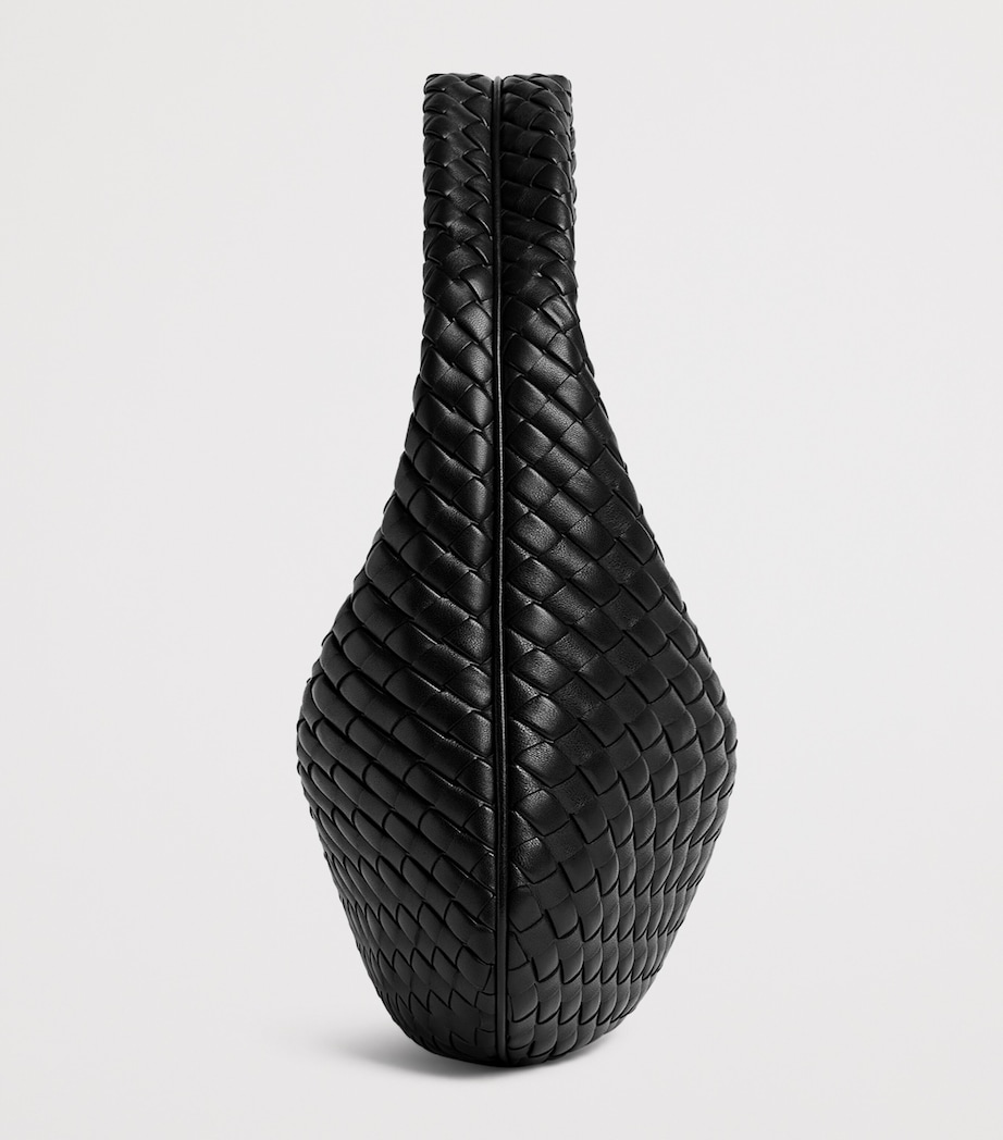 Leather Intrecciato Veneta Shoulder Bag 1019 Image 4