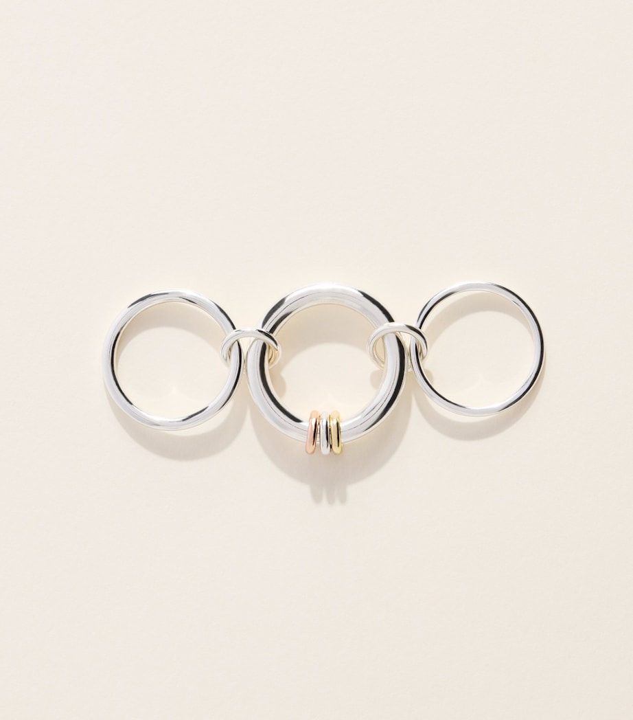 Spinelli Kilcollin Mixed Gold and Sterling Silver Gemini Ring Sterling Silver Image 3