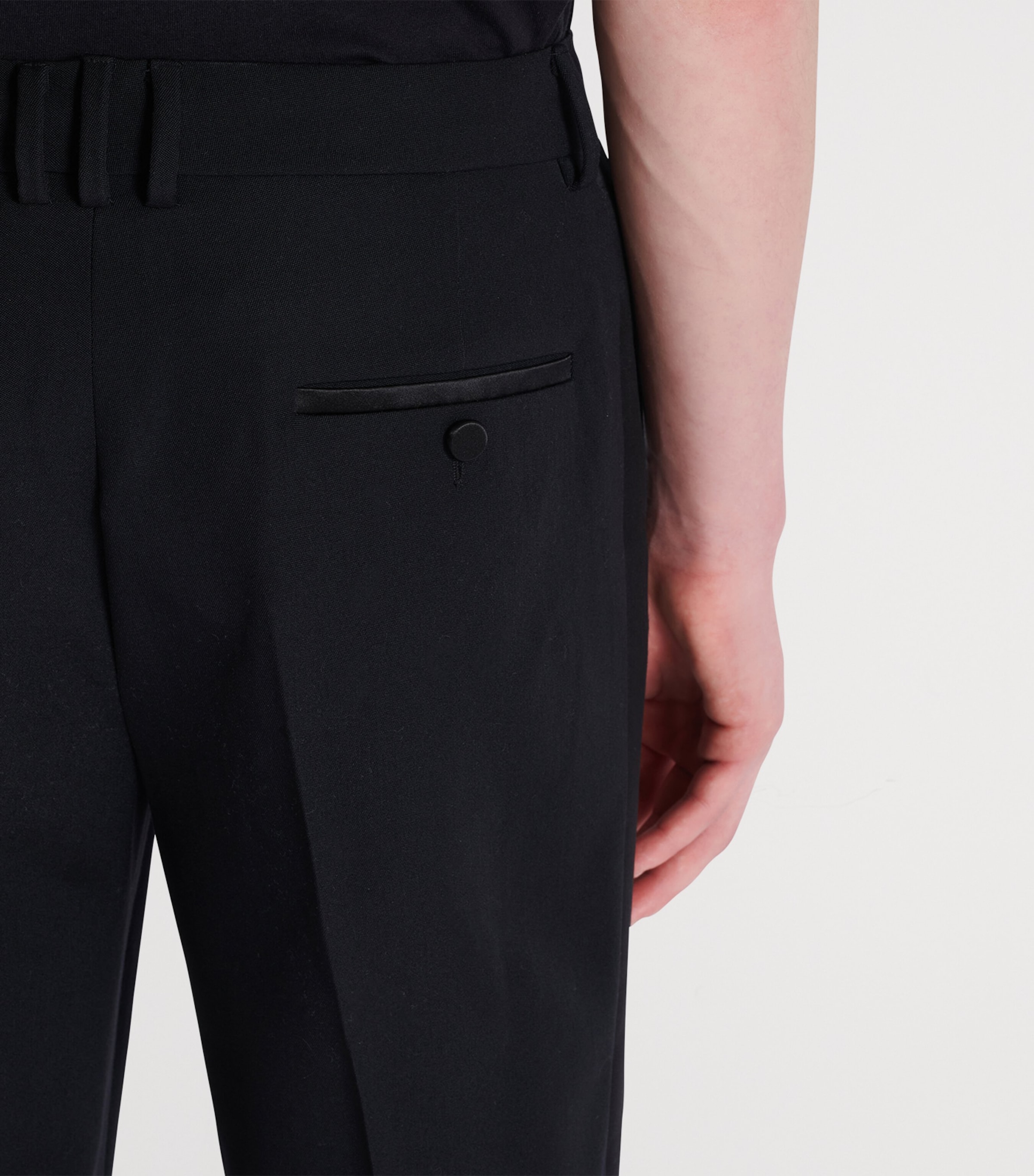 【関税＆送料込み】Balmain Straight Trousers Balmain Straight Tailored Wool Pants - Clothing - BeyondStyle