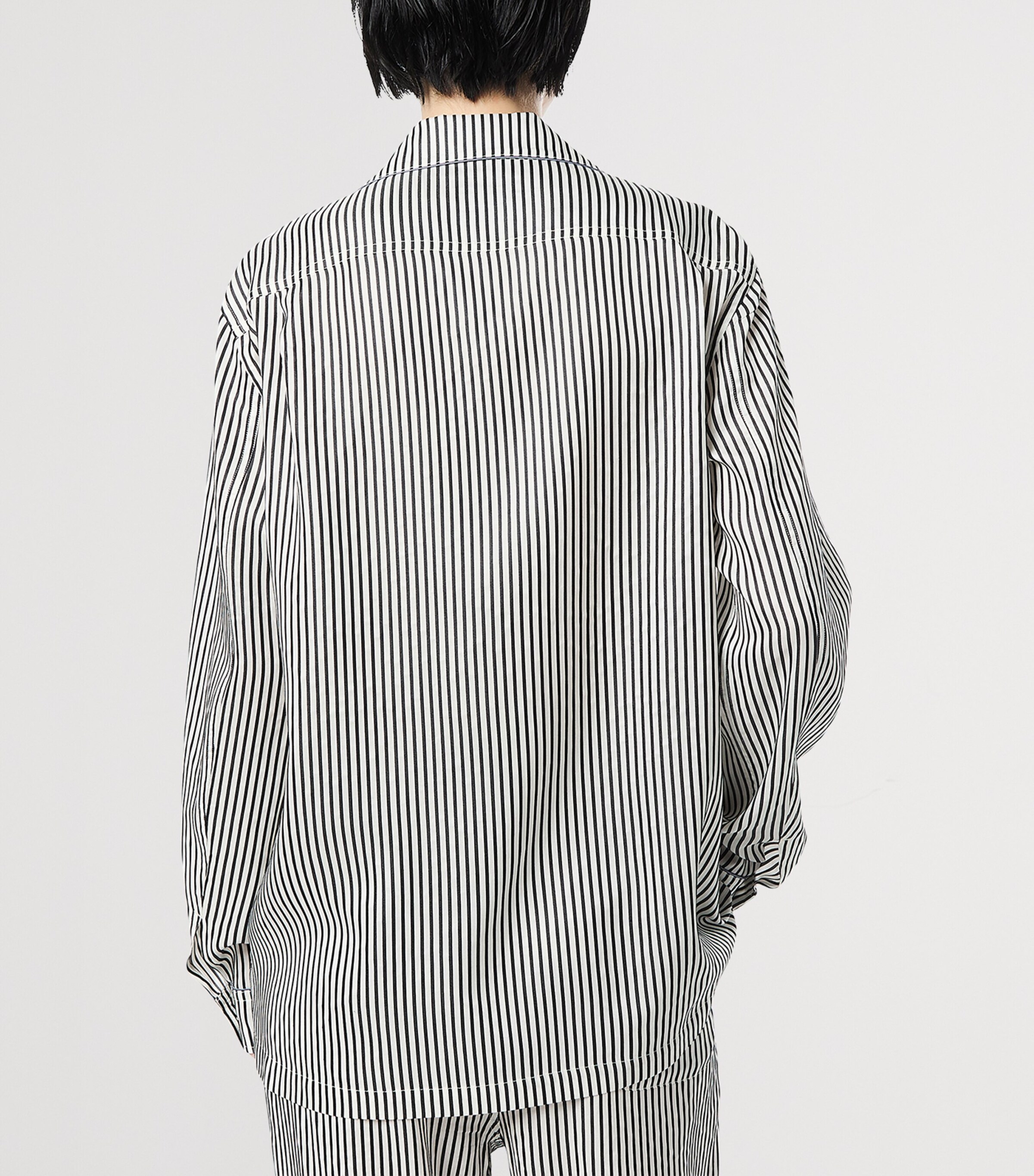 TOM FORD Womens Silk Striped Pyjama Shirt Nwa Image 4