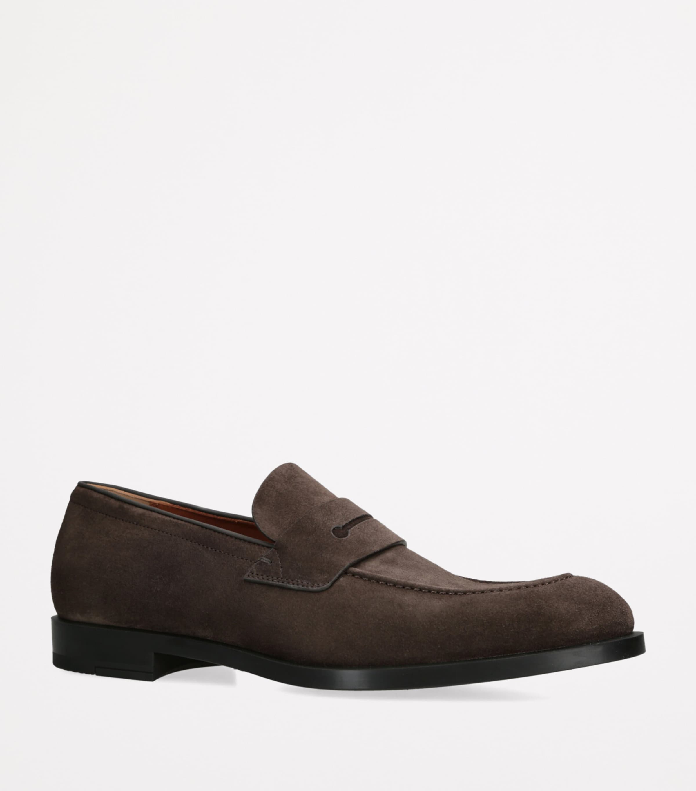 Suede L'Asola Loafers DARK BROWN Image 3