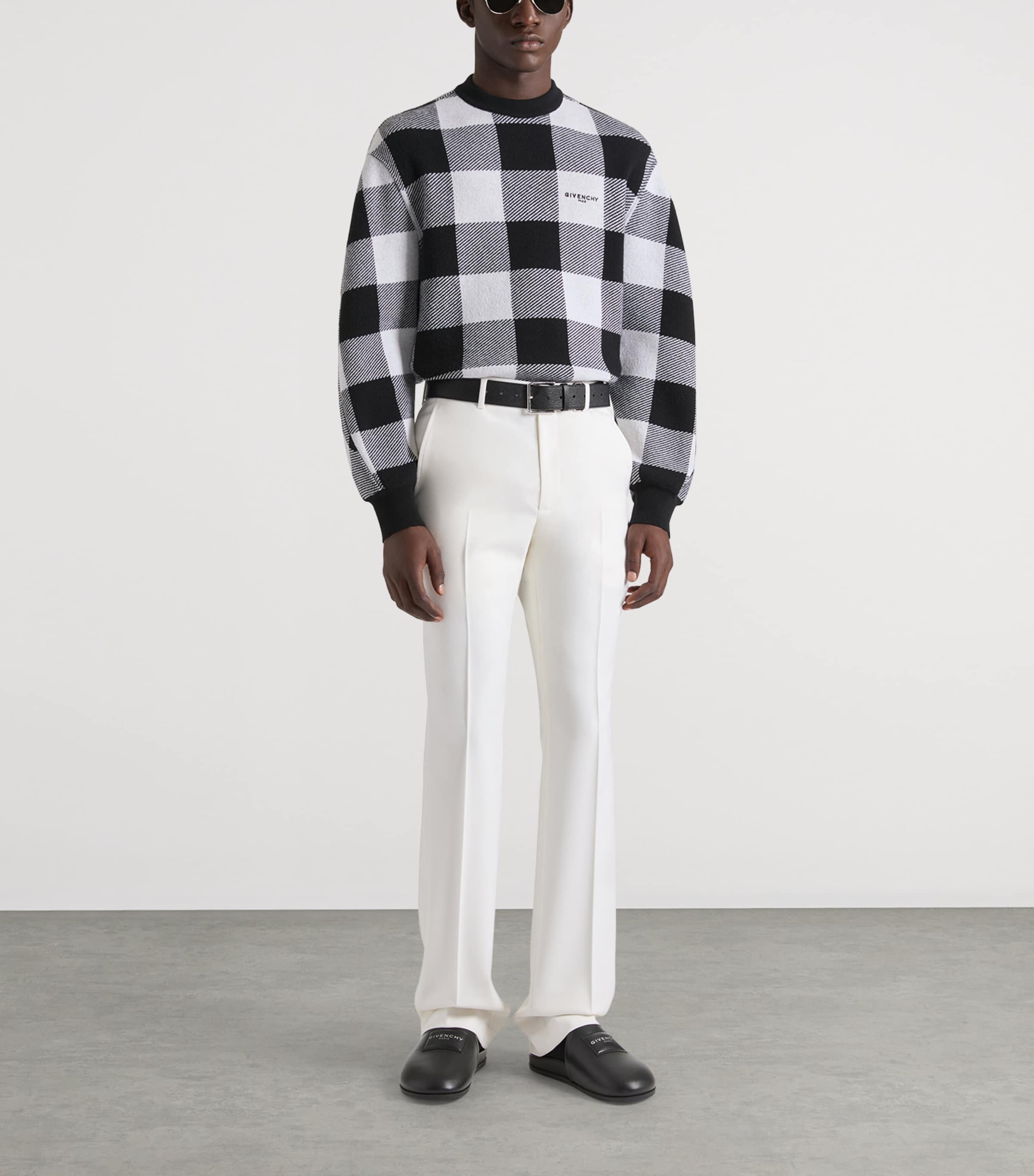 Wool-Mohair Trousers IVORY Image 3