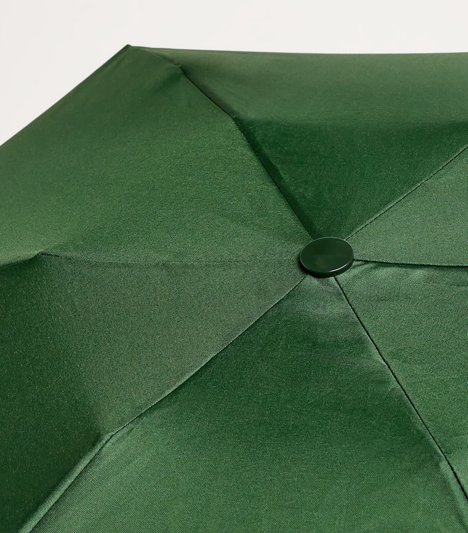 Harrods Logo Umbrella Dark Green Image 2