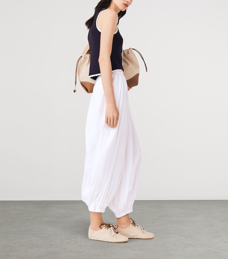 Maje Womens Cropped Sleeveless Cardigan Navy Image 3