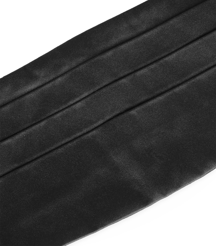 Silk Cummerbund N0000-BLACK Image 3