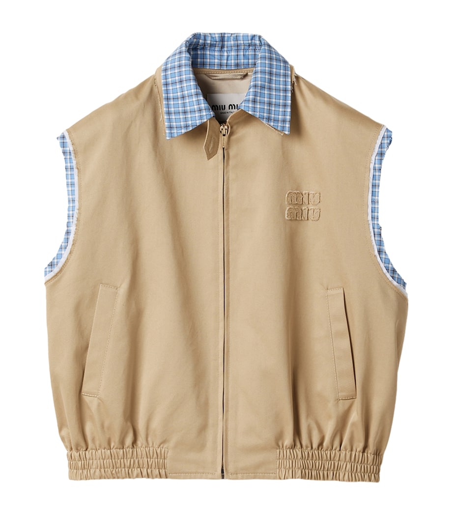 Cotton Chino Vest F0065 Image 1