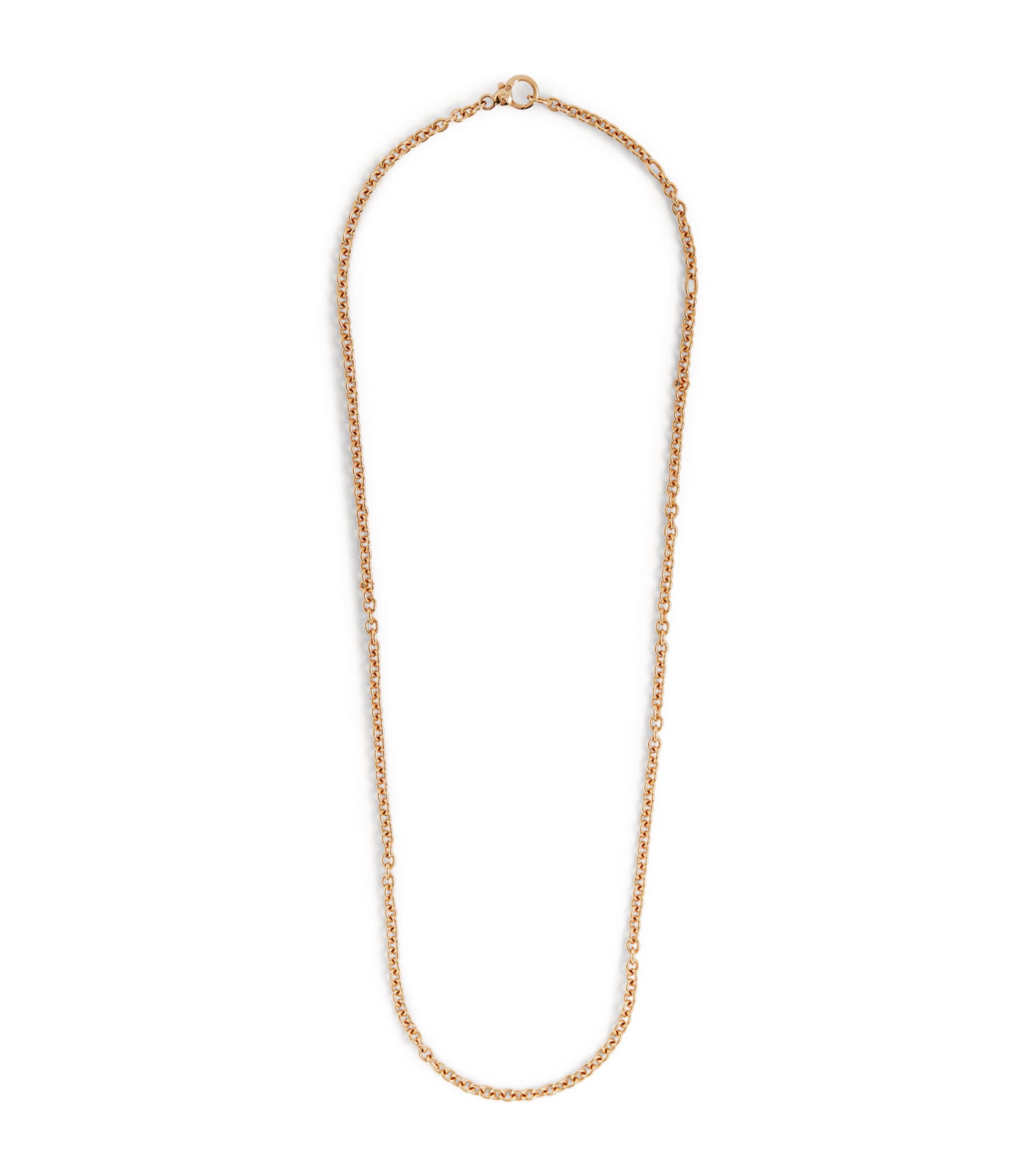Pomellato Gold Chain Necklace In Rose Gold