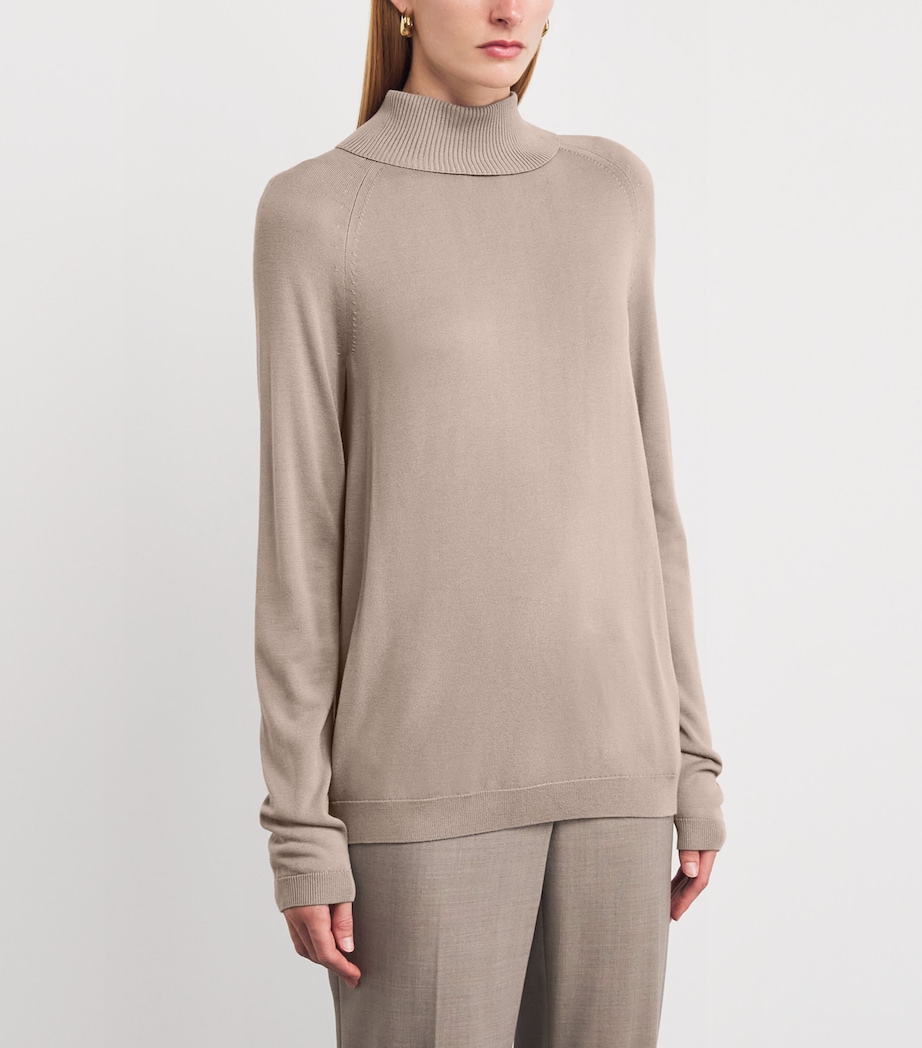 Rollneck Sweater 0001962 HICKORY Image 3