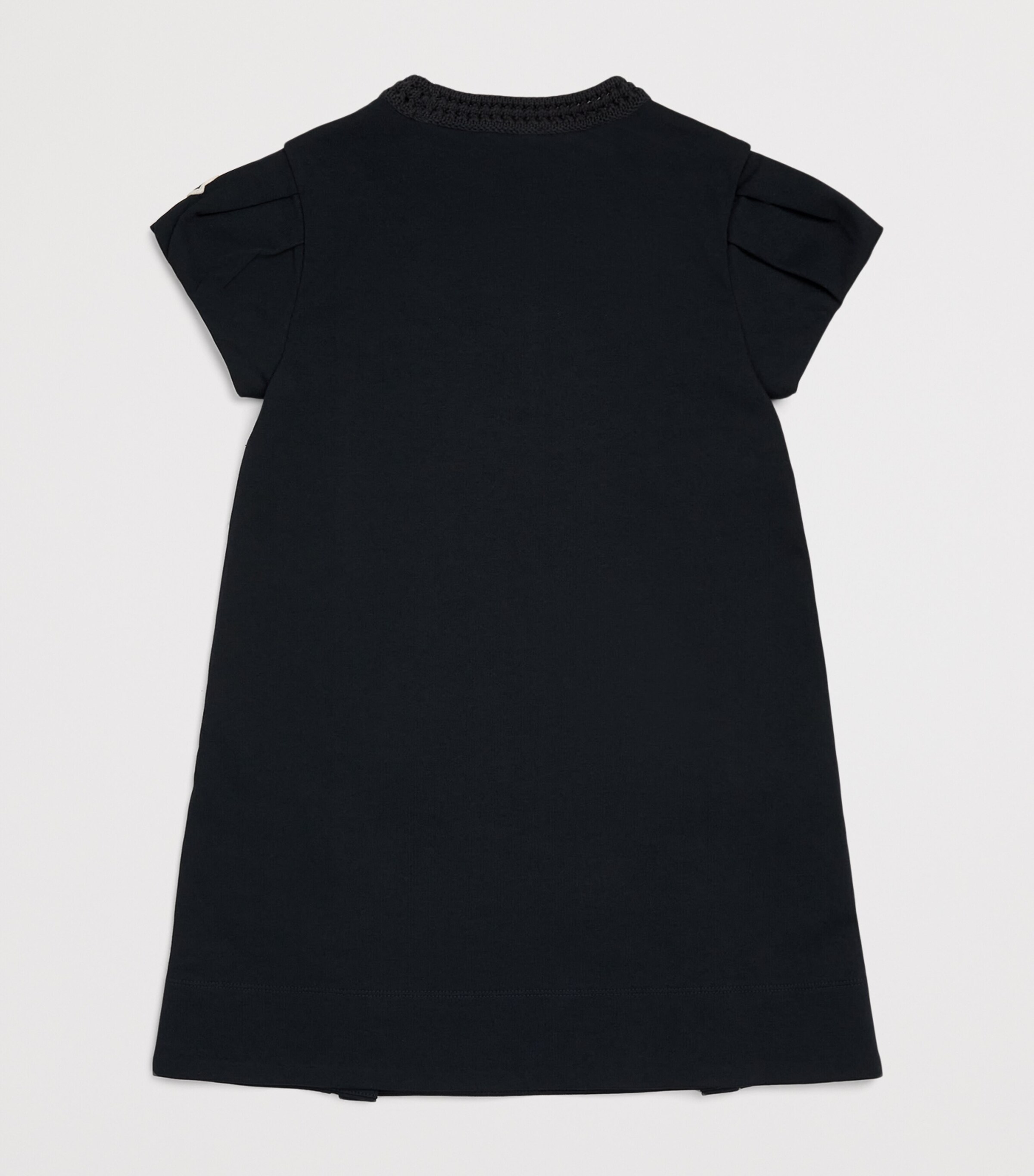 Moncler Enfant Cotton Crochet-Trim Dress (8-10 Years) Image 2