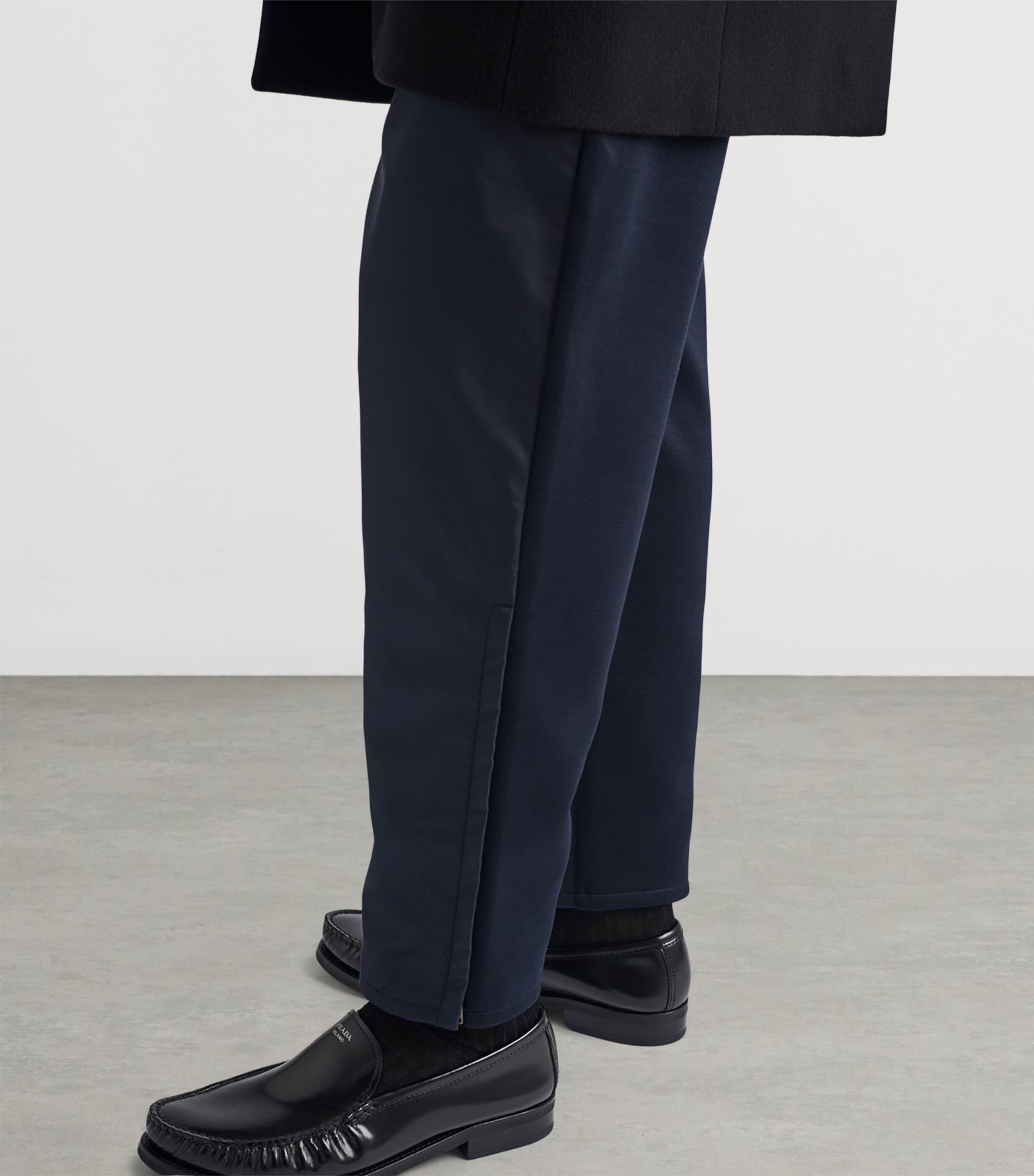 Cotton-Re-Nylon Straight Trousers F0QR3 Image 4