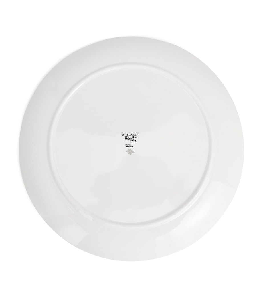 Bone China Silver Tonquin Plate (34cm) SILVER Image 6