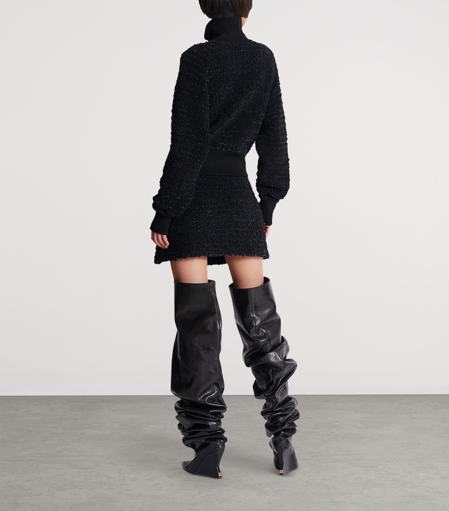 Tweed Bomber Jacket 0PA NOIR Image 3