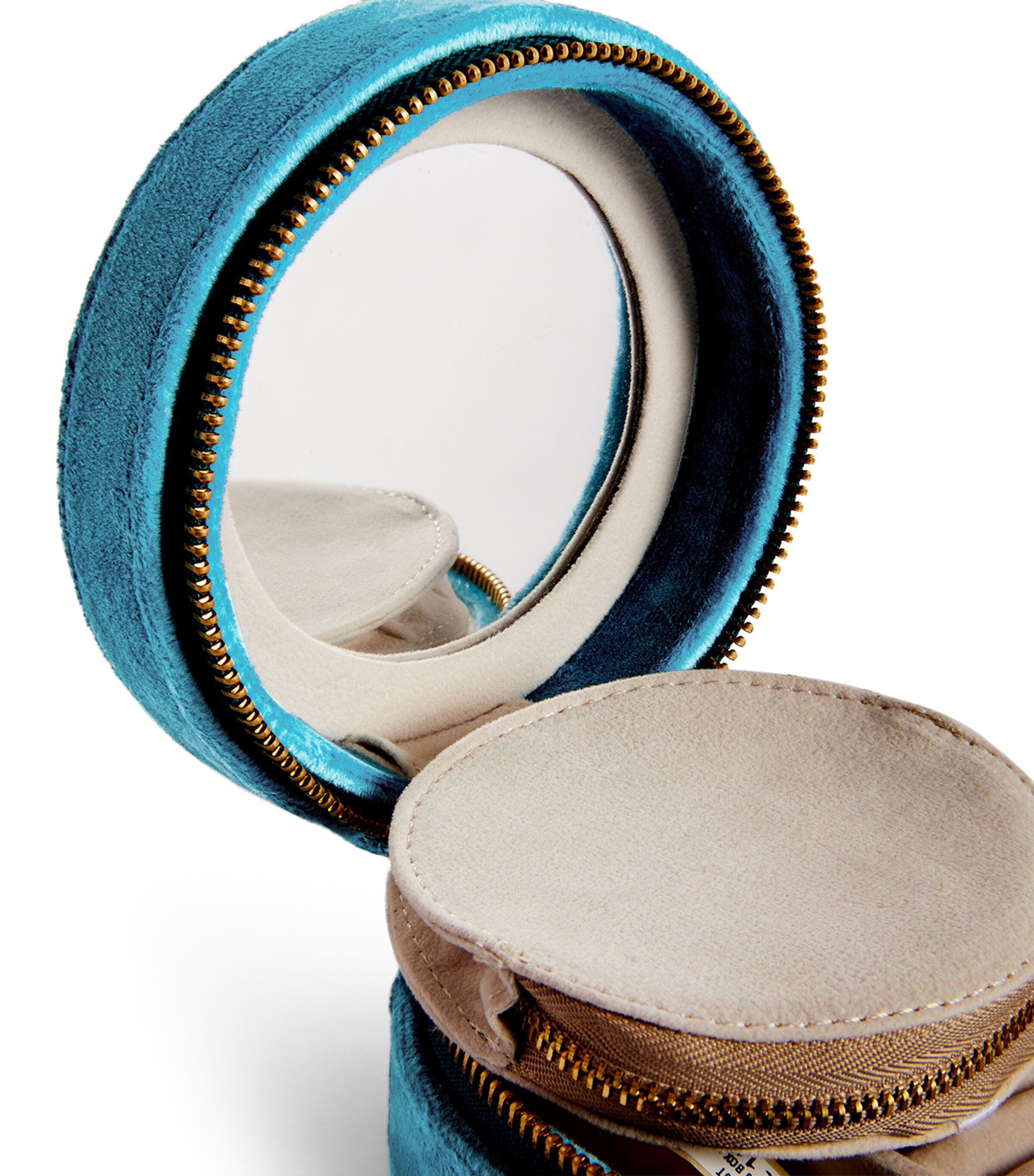 L'ATELIER NAWBAR Velvet Psychedeliah Jewellery Box Turquoise Image 4
