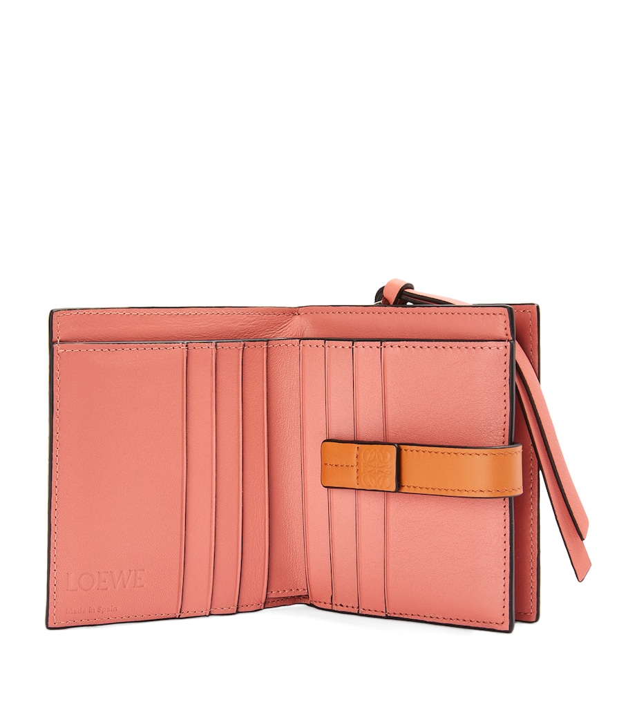 LOEWE Leather Zip Wallet Light Oat/honey Image 3