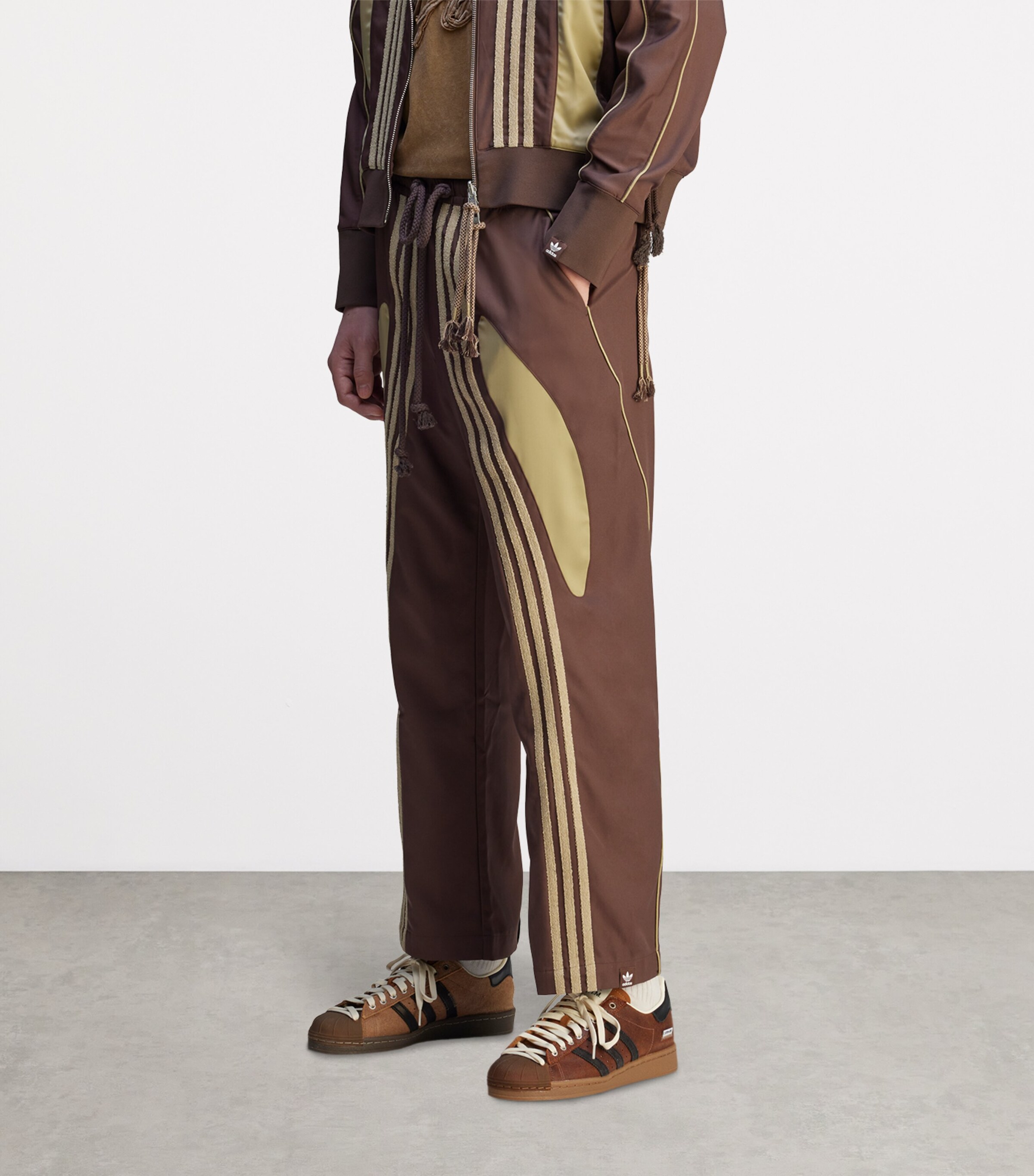 adidas Brown x Song For The Mute Technical Track Trousers | Harrods UK