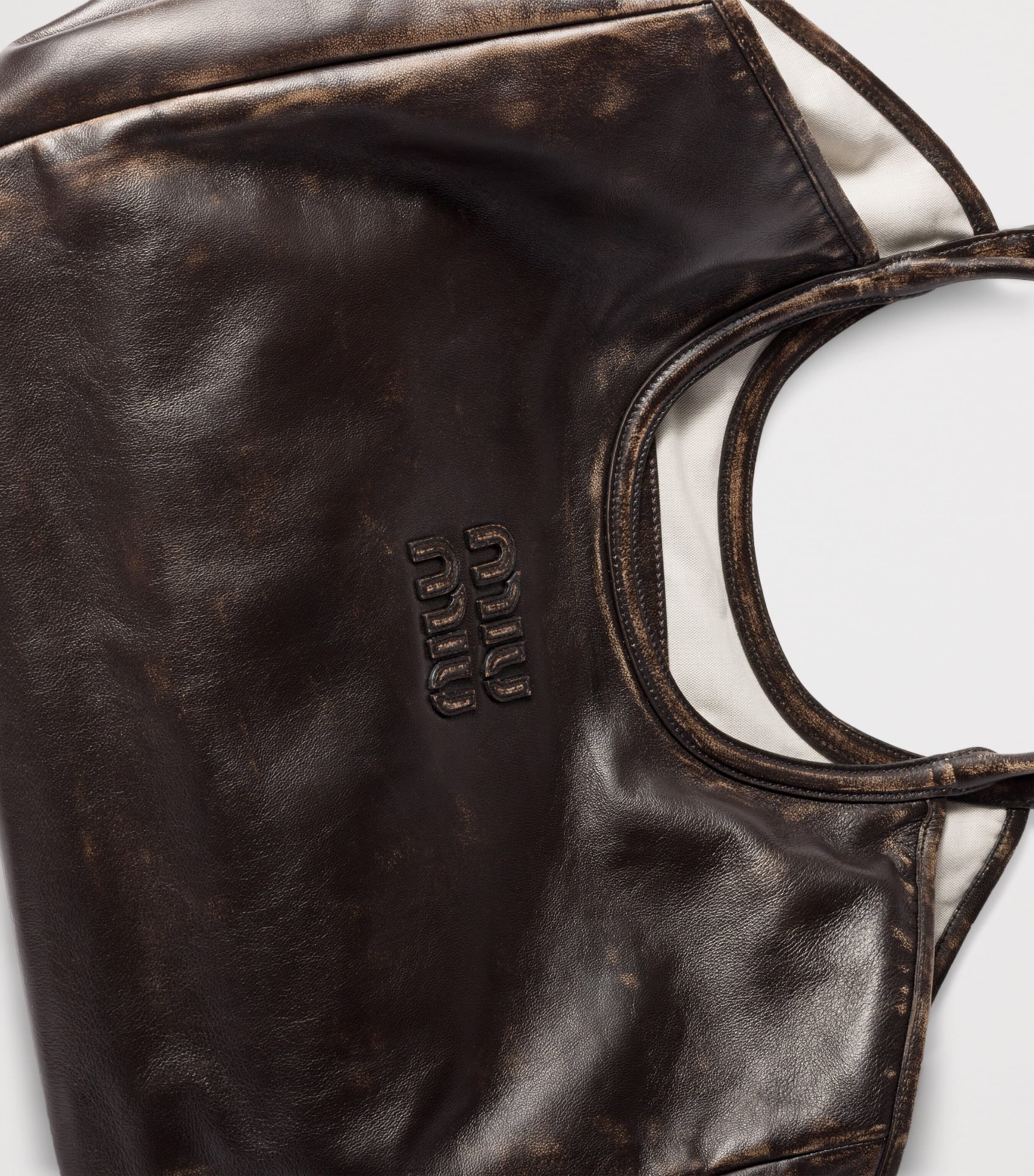 Large Calfskin Ivy Tote Bag F0201 Image 7