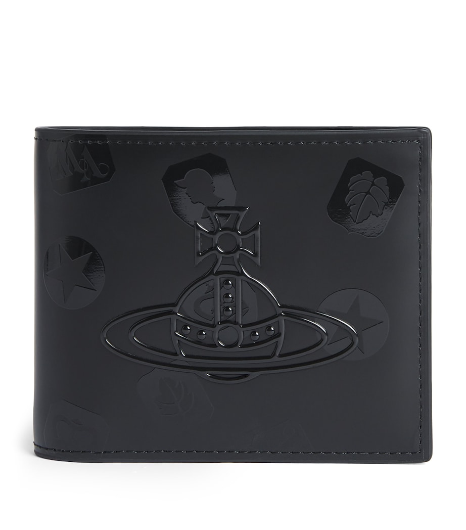 Vivienne Westwood Leather Logo Wallet Black Image 1