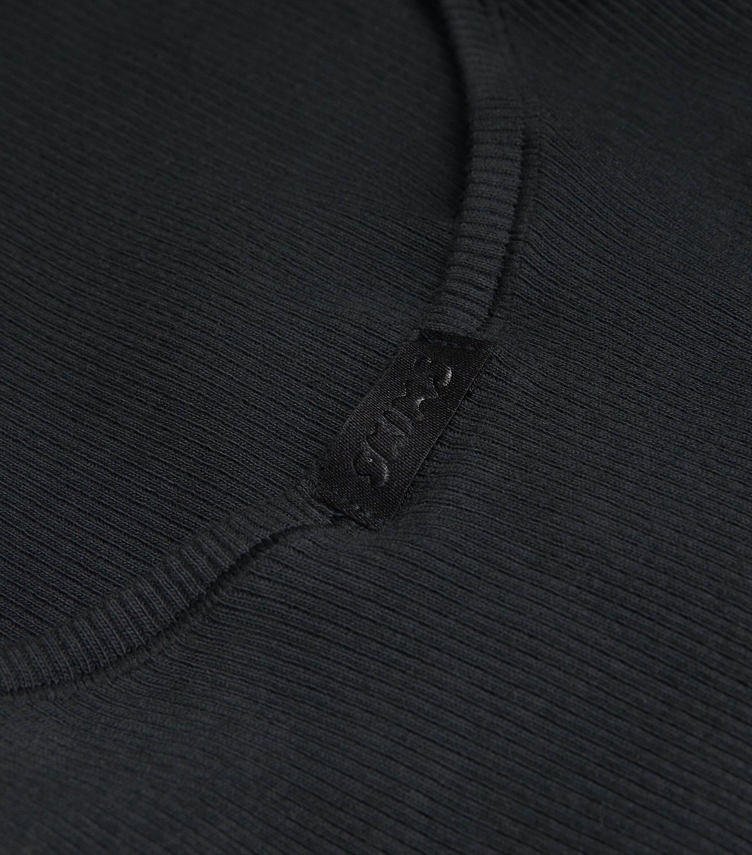 Cotton Ribbed Cropped Tank Top SOOT Image 9