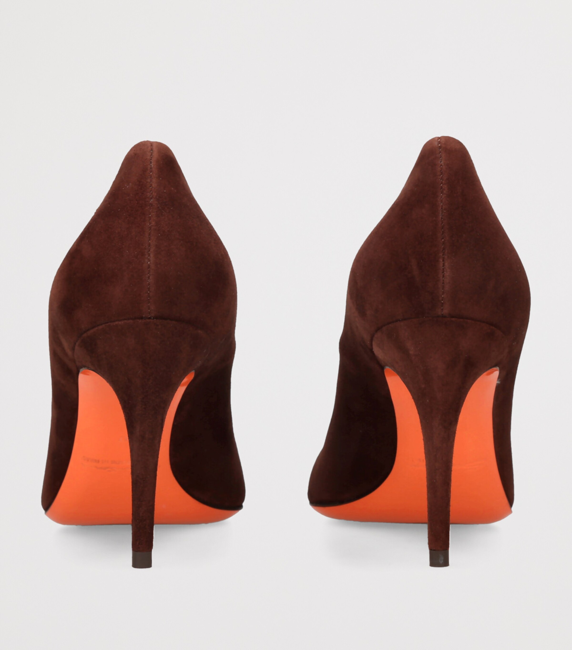 Suede Sibille Pumps 85 DARK BROWN Image 2