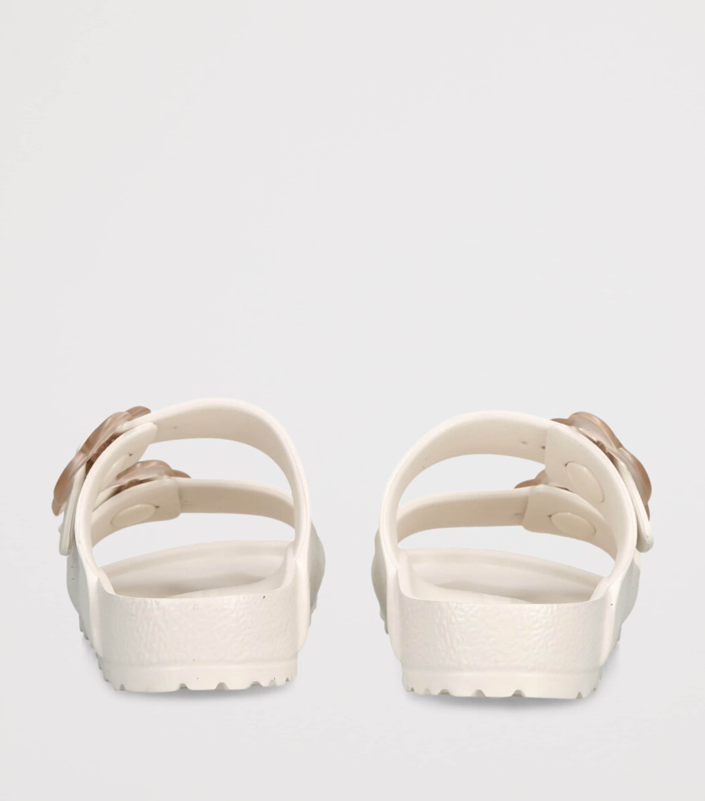 Birkenstock Arizona Flower Sandals White Image 2