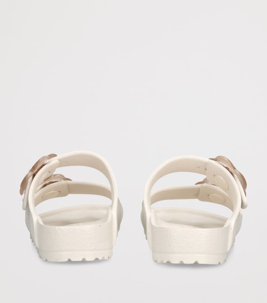 Birkenstock Arizona Flower Sandals White Image 2