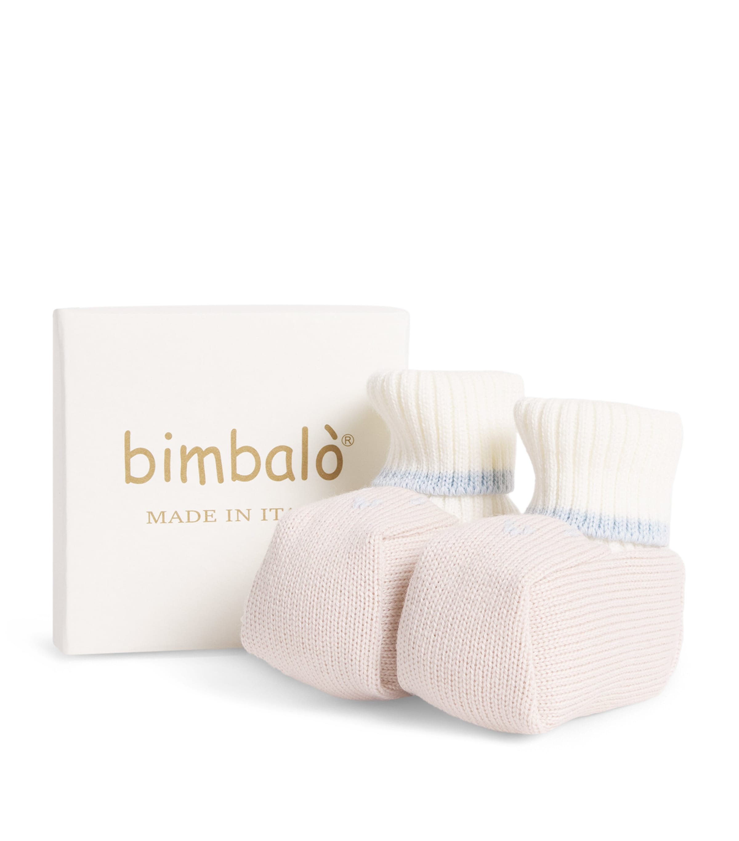 Bimbalò Cotton Booties In Sand