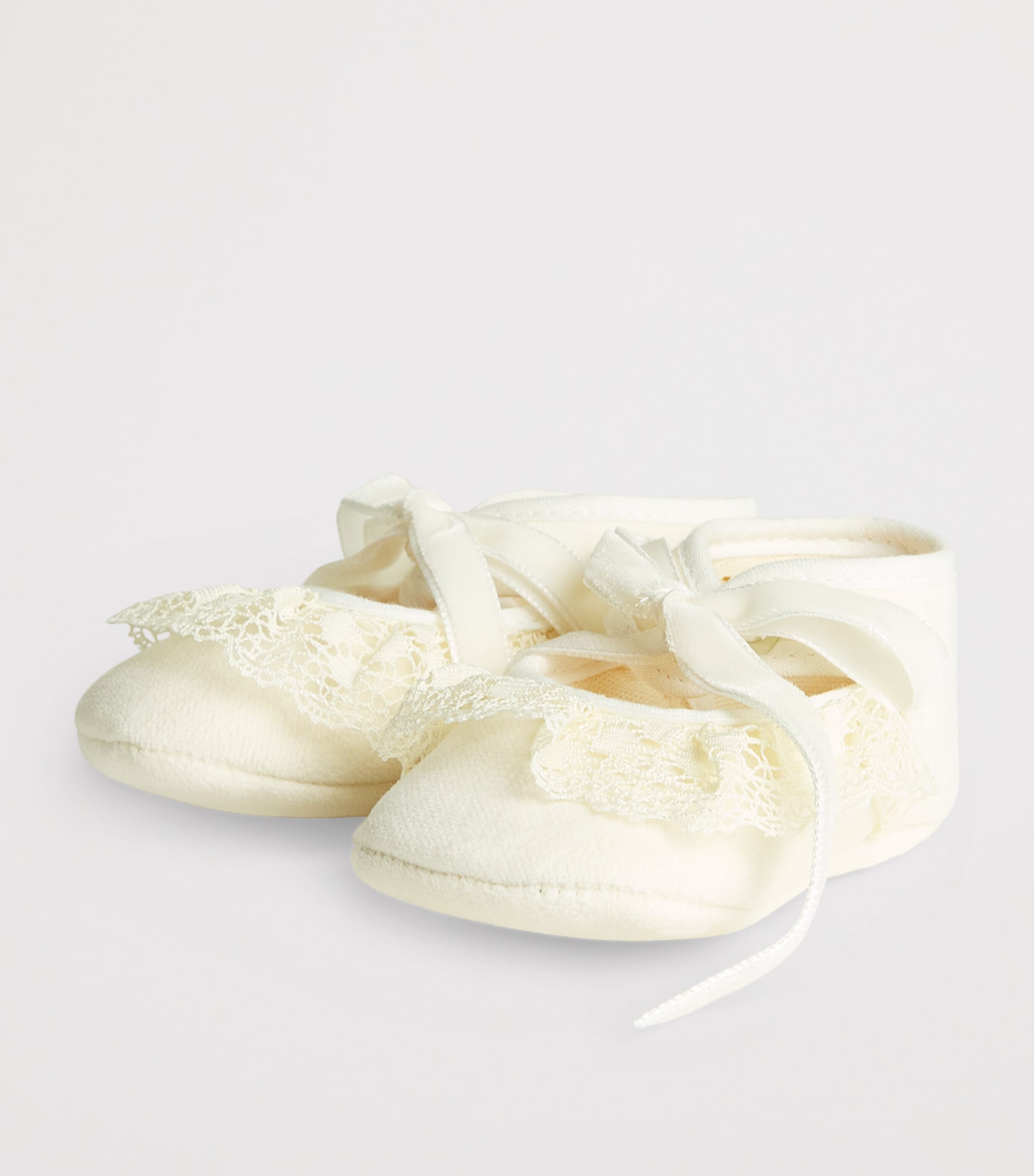 Paz Rodriguez Lace-Detail Ceremony Booties Image 2