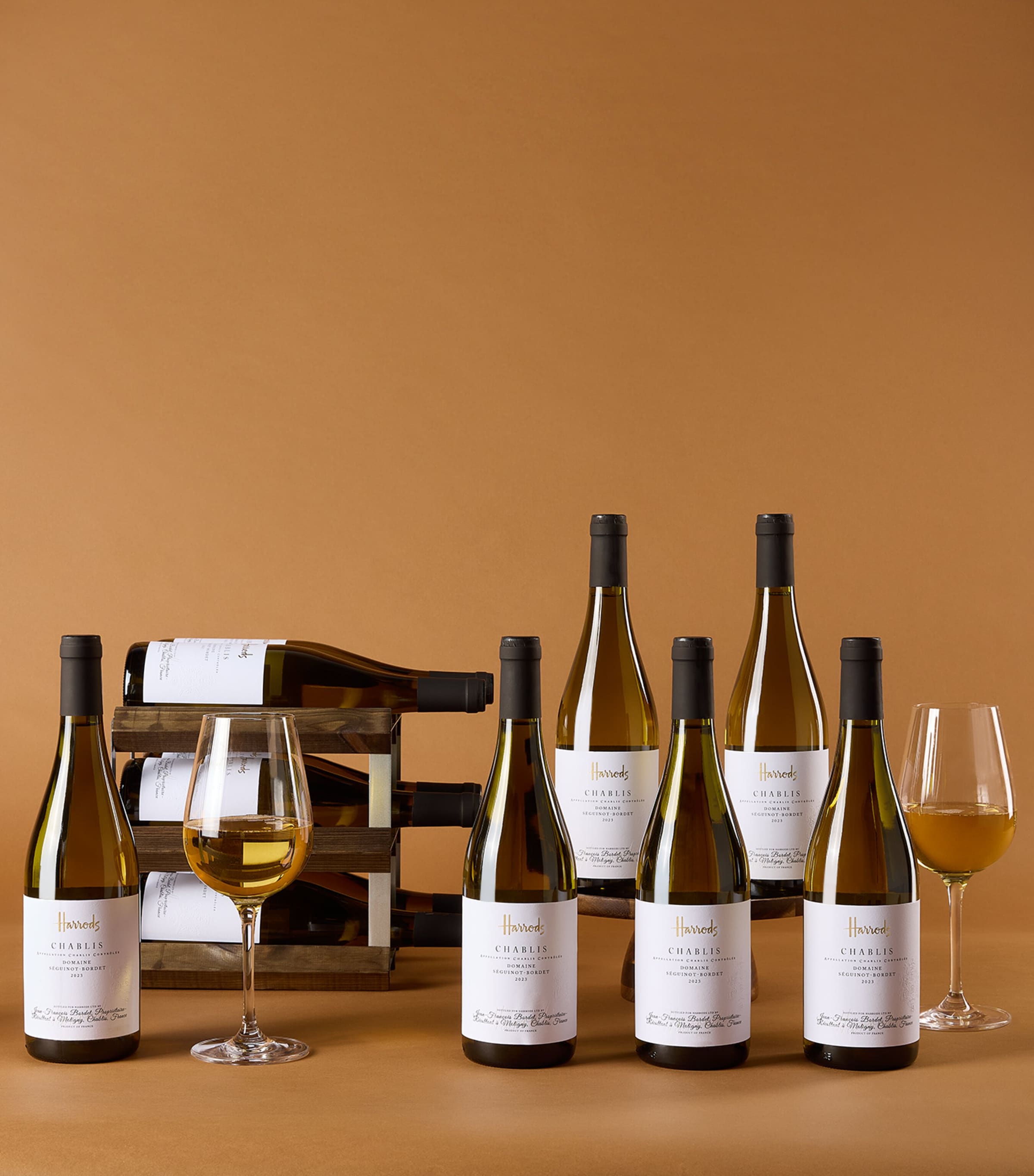 Harrods Chablis Wine Case (12 Bottles) - Chablis, France Image 1