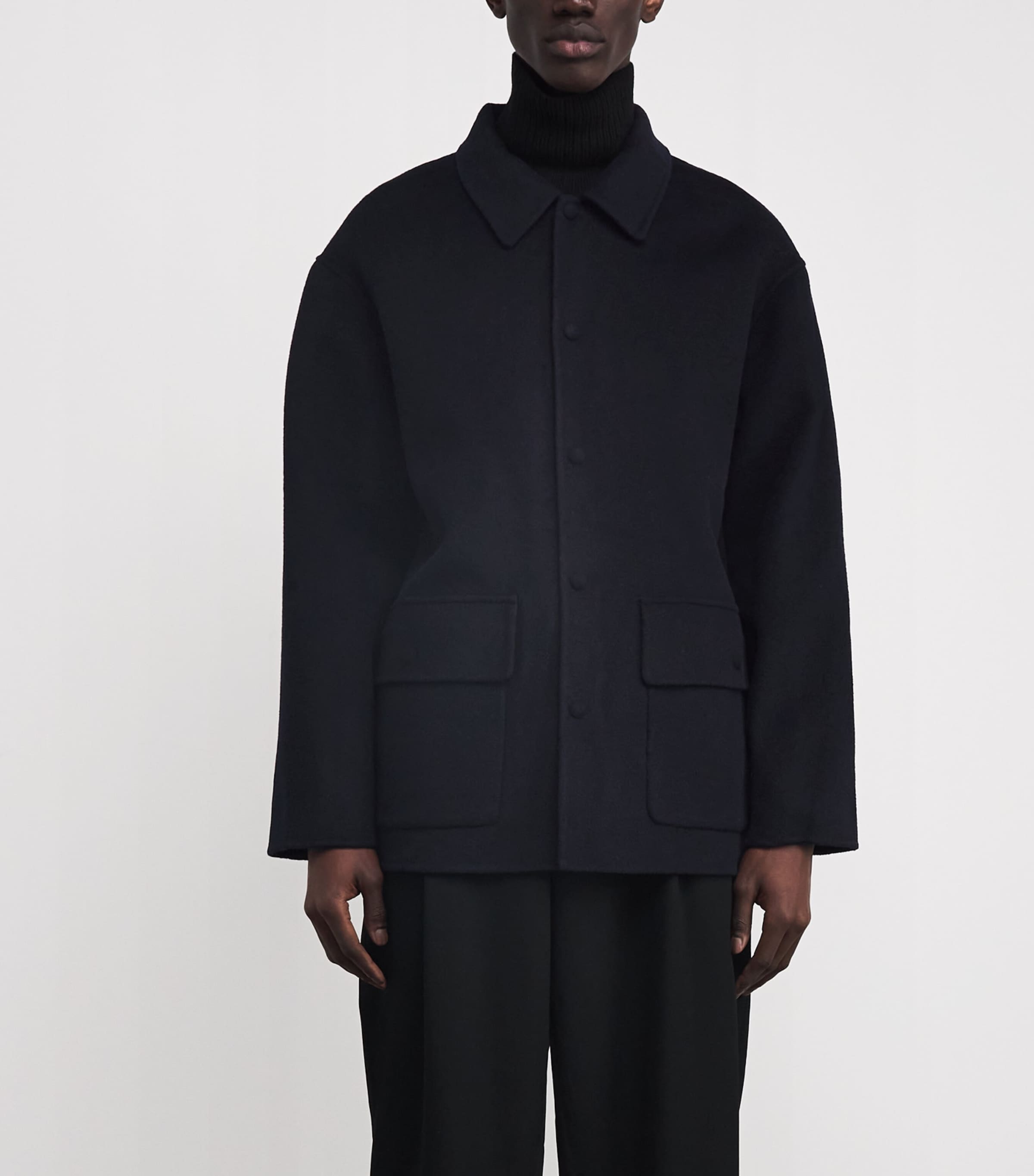 Wool Vasco Jacket DARK NAVY Image 3