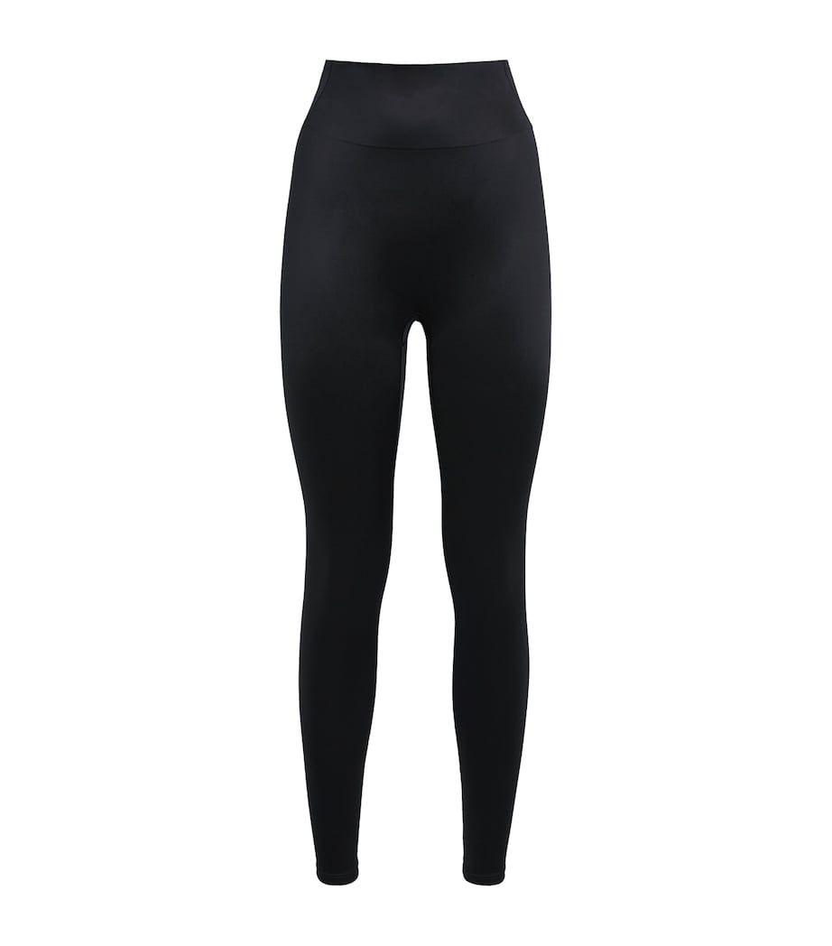 NikeSKIMS Womens NikeSKIMS Bonded Waist 26" Leggings Obsidian Image 1
