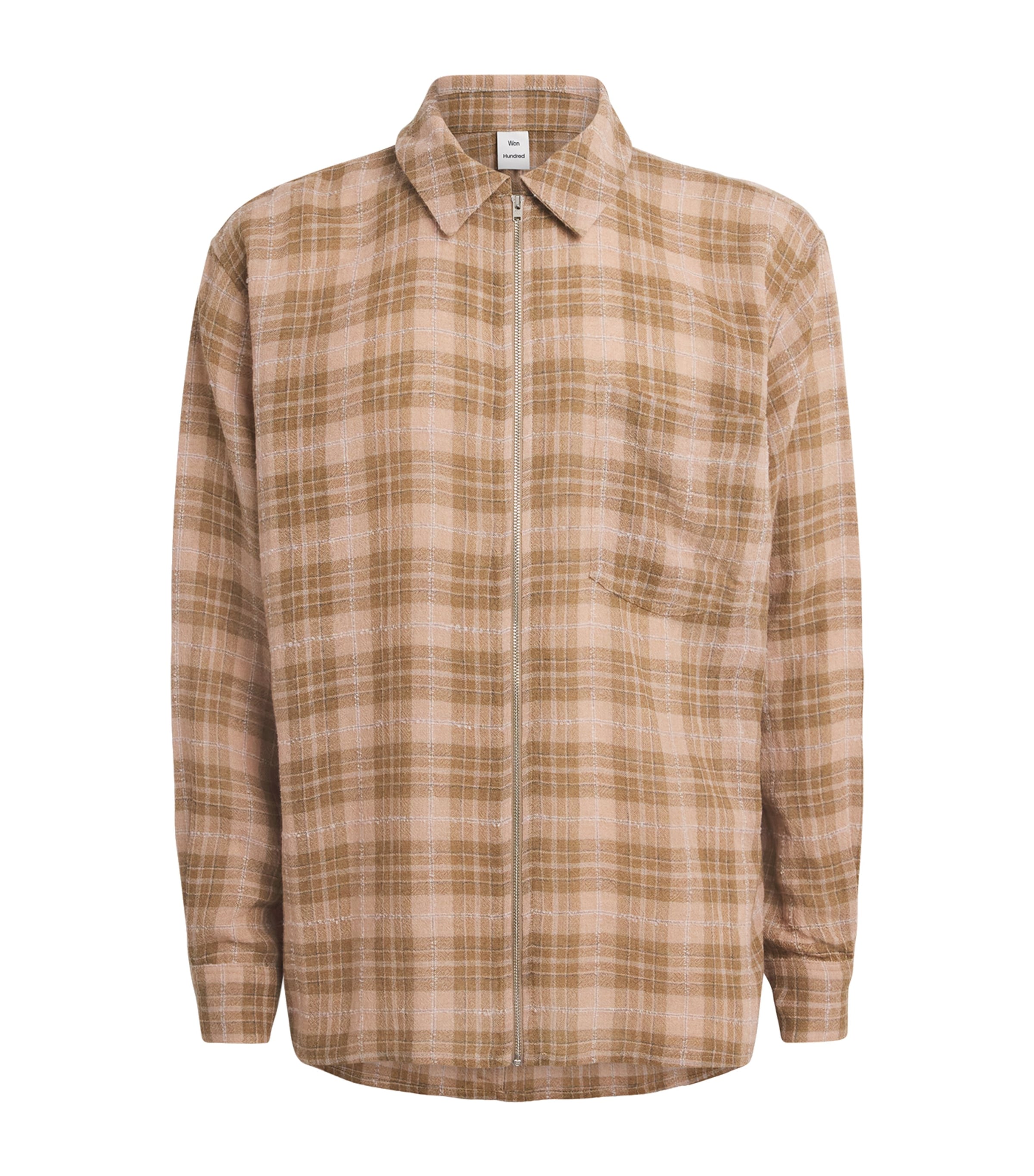 Zip-Up Zayne Shirt GINGER SNAP COMB. Image 1