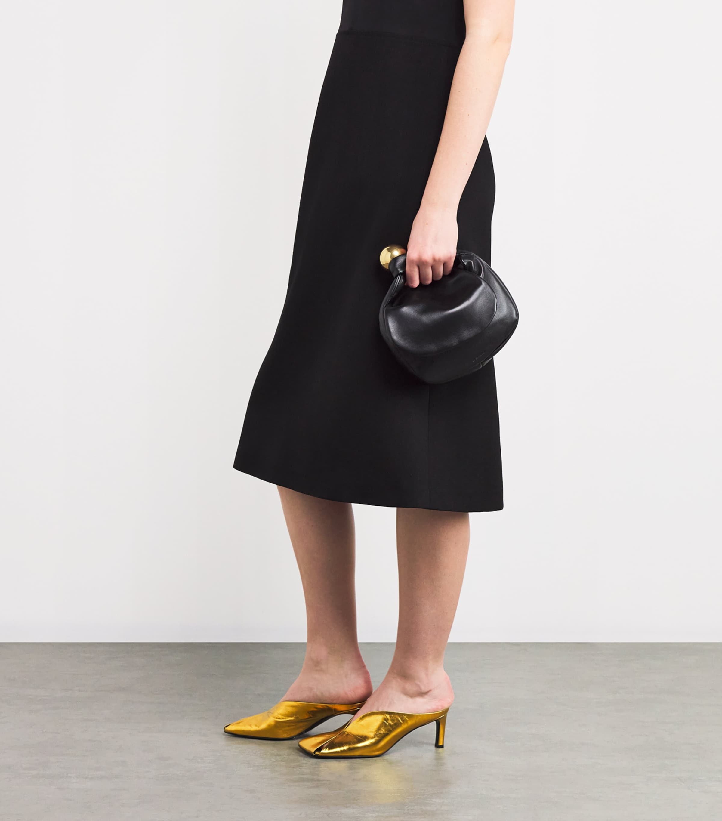 Jil Sander Leather Sphere Top-Handle Bag | Harrods US