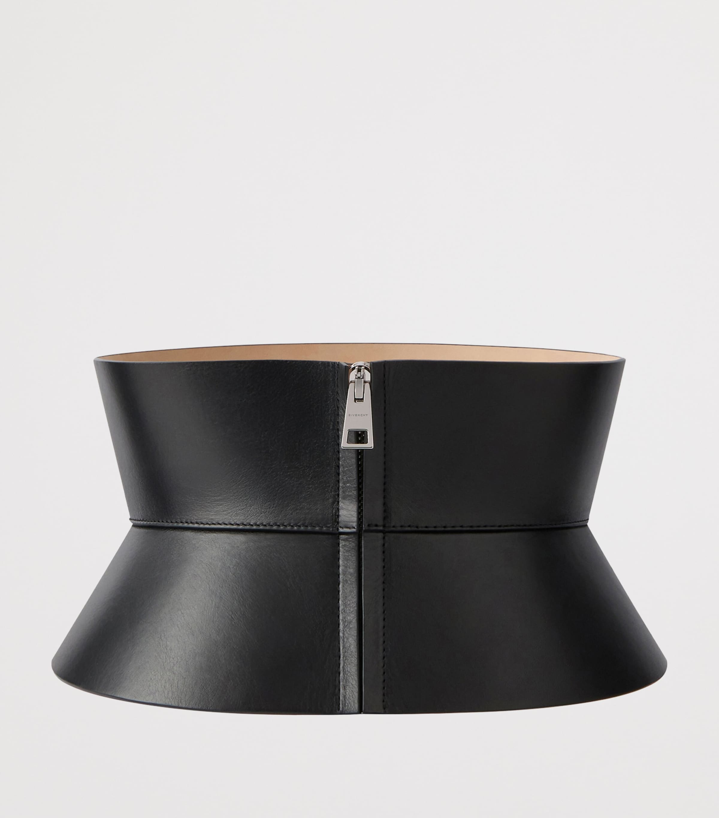 Leather Corset Belt BLACK Image 2