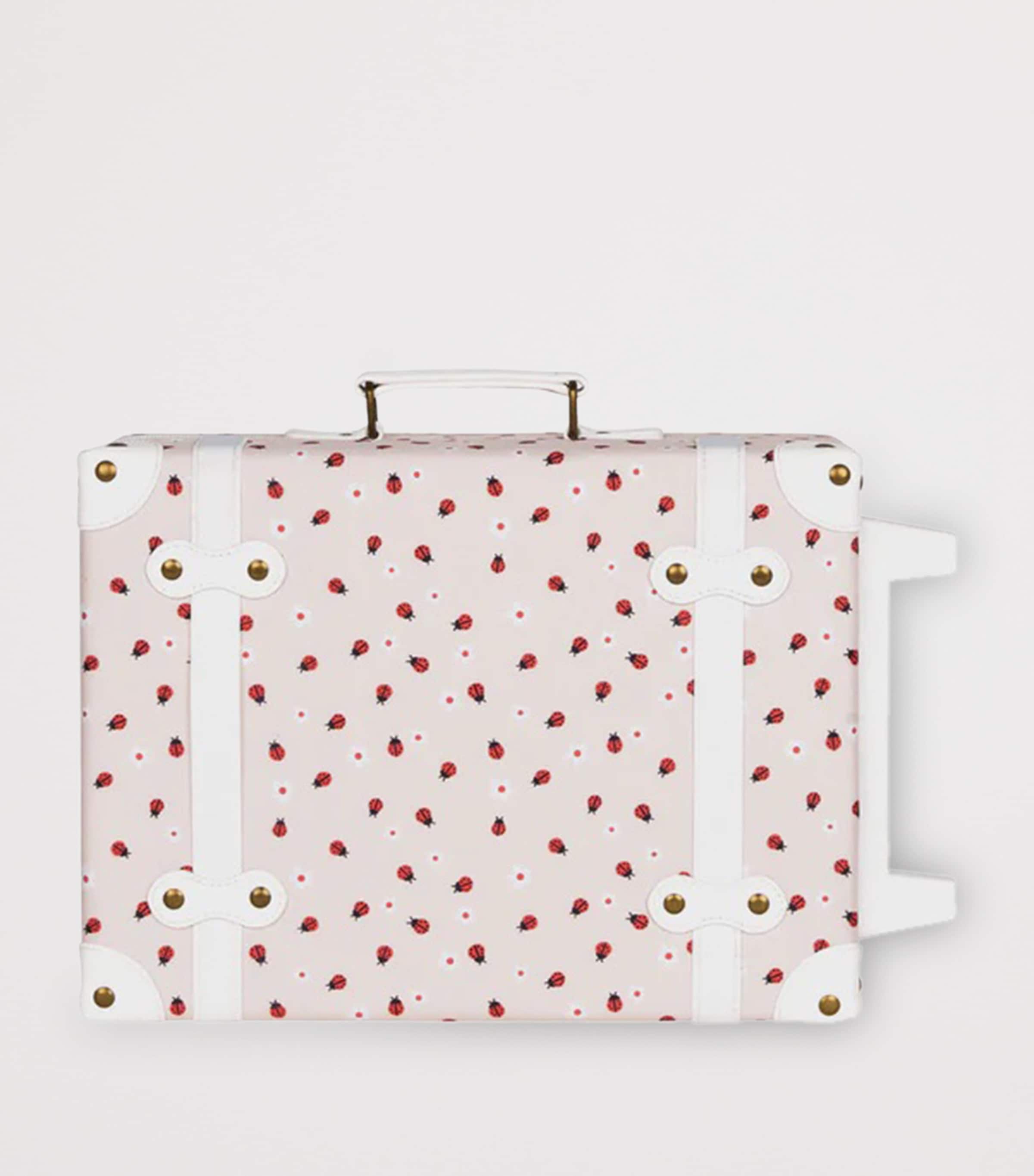 Olli Ella Ladybug Print See-Ya Suitcase Image 3