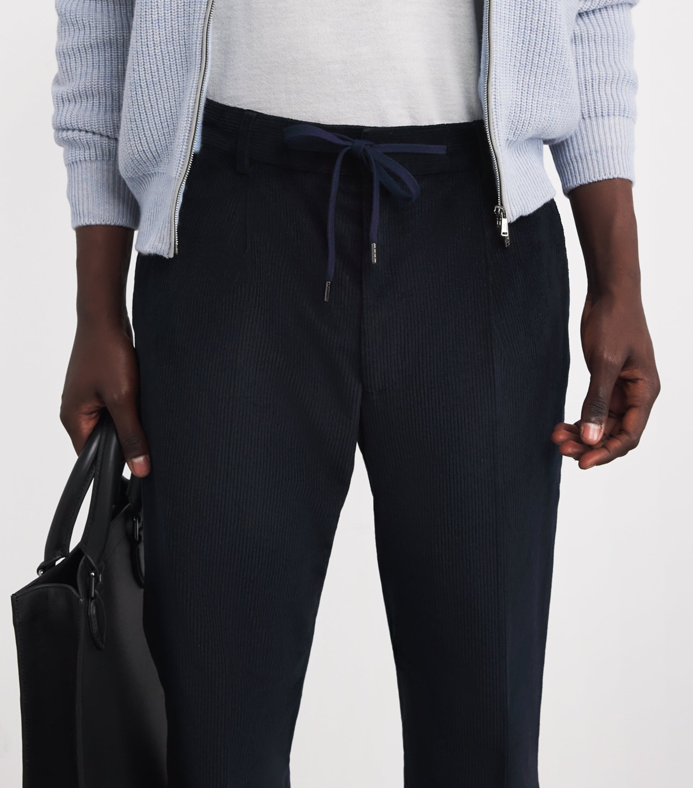 Corduroy Atrani Trousers NVY NAVY Image 6