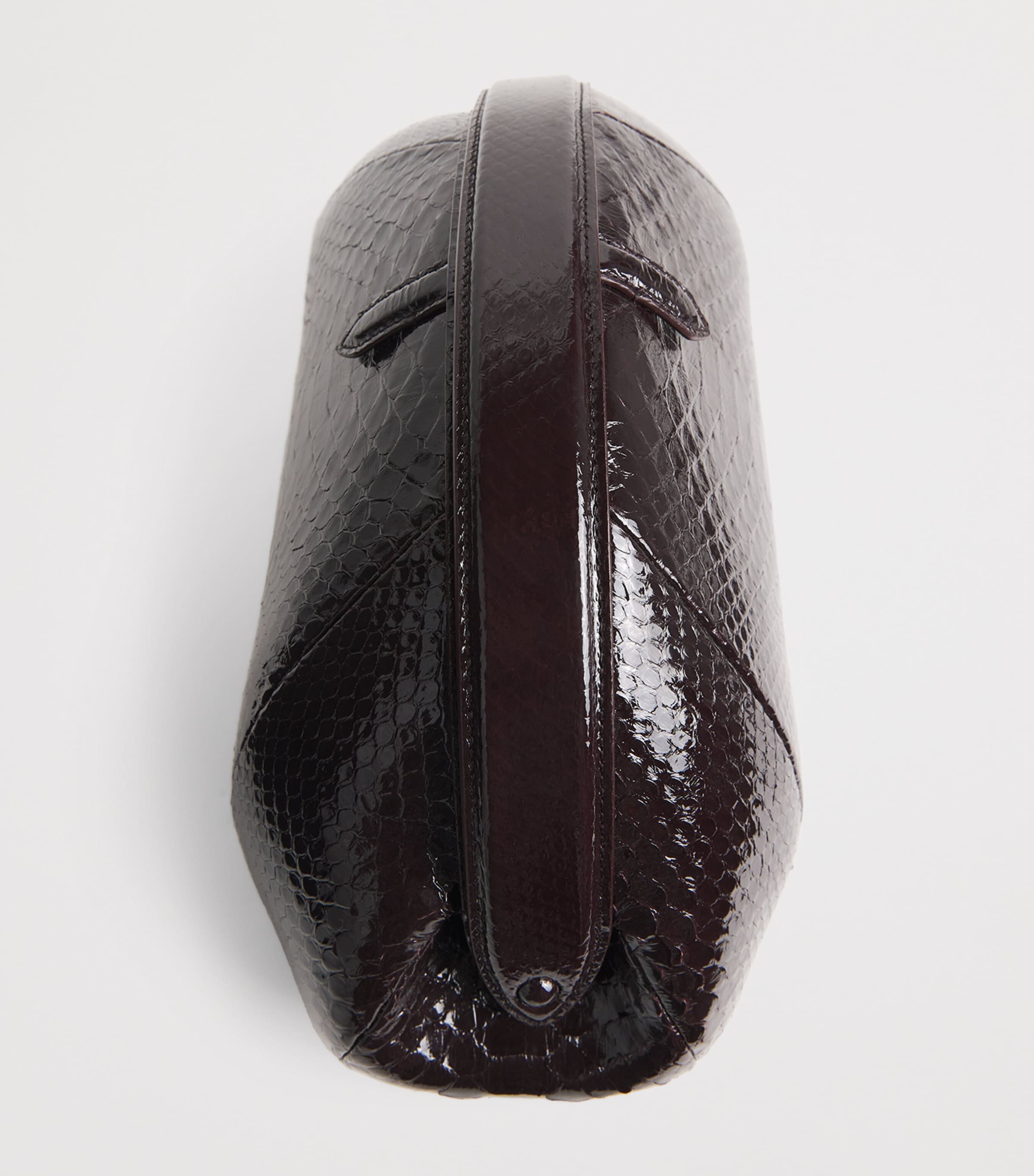 Alaïa Snakeskin Purse Clutch Bag Bordeaux Image 5