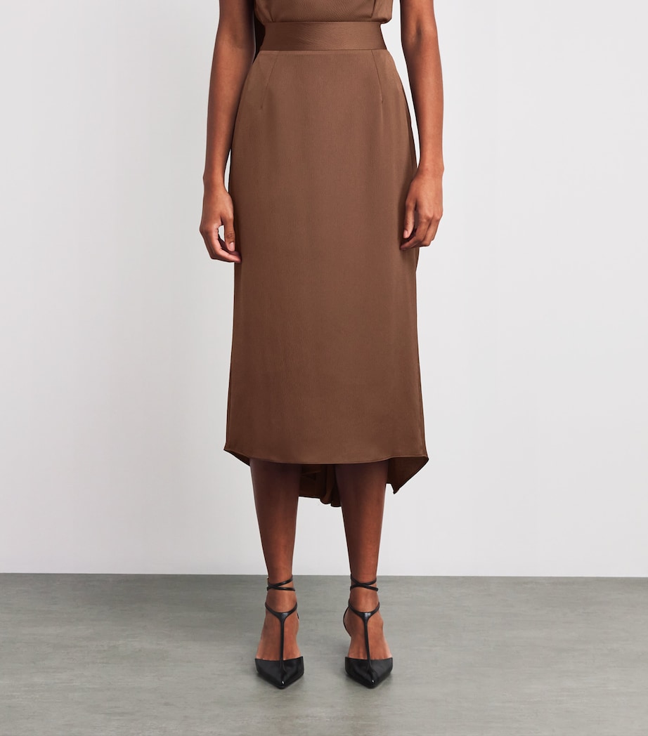 Charmeuse Nyx Maxi Skirt BRW Image 3