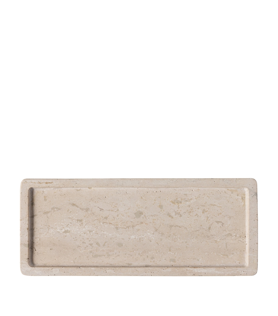 Earthenware Manufacture Travertine Serving Platter (25.5cm) BEIGE Image 1