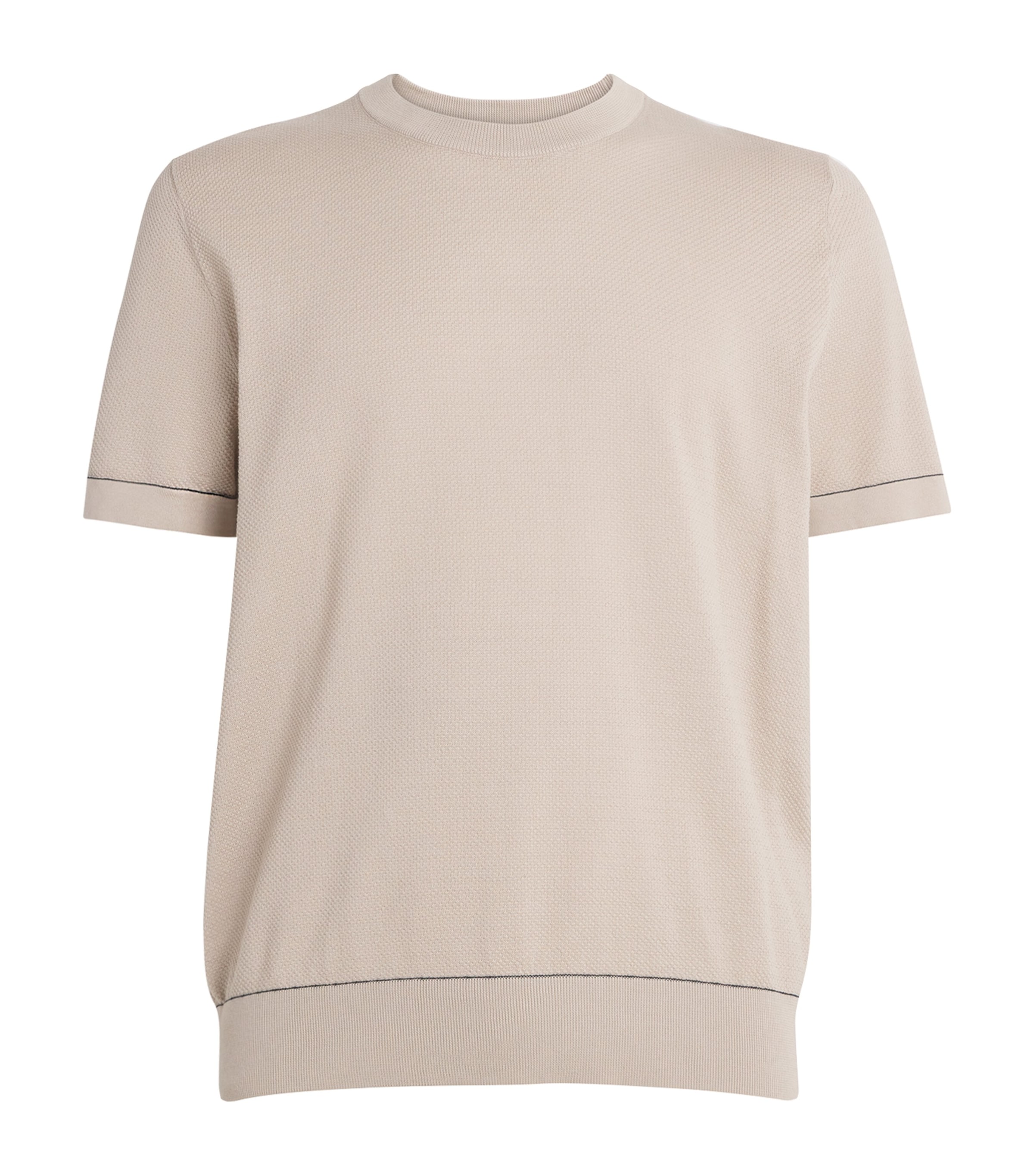Brioni Mens Sea Island Cotton T-Shirt Image 1