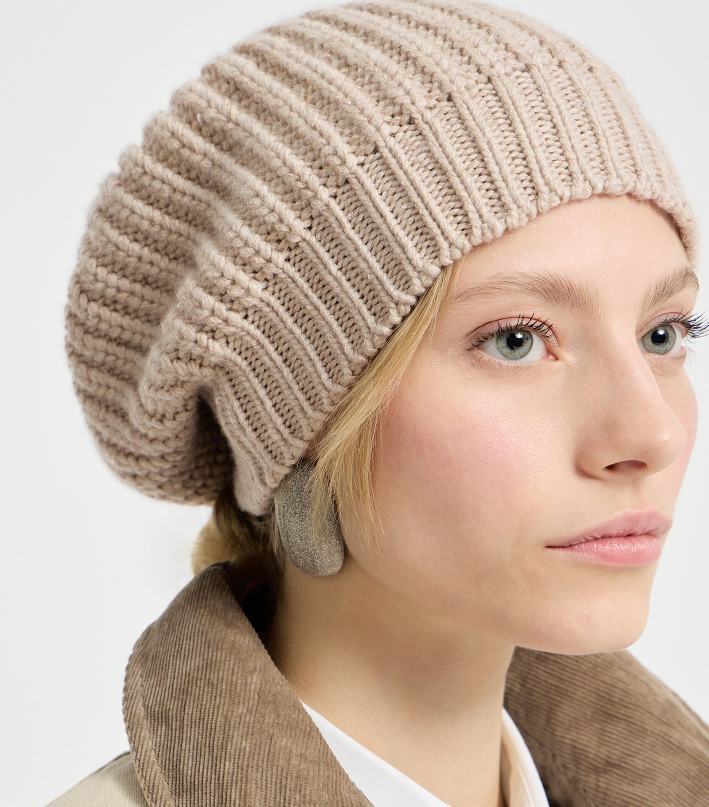 Brunello Cucinelli Cashmere-Silk Sequinned Beanie Image 2