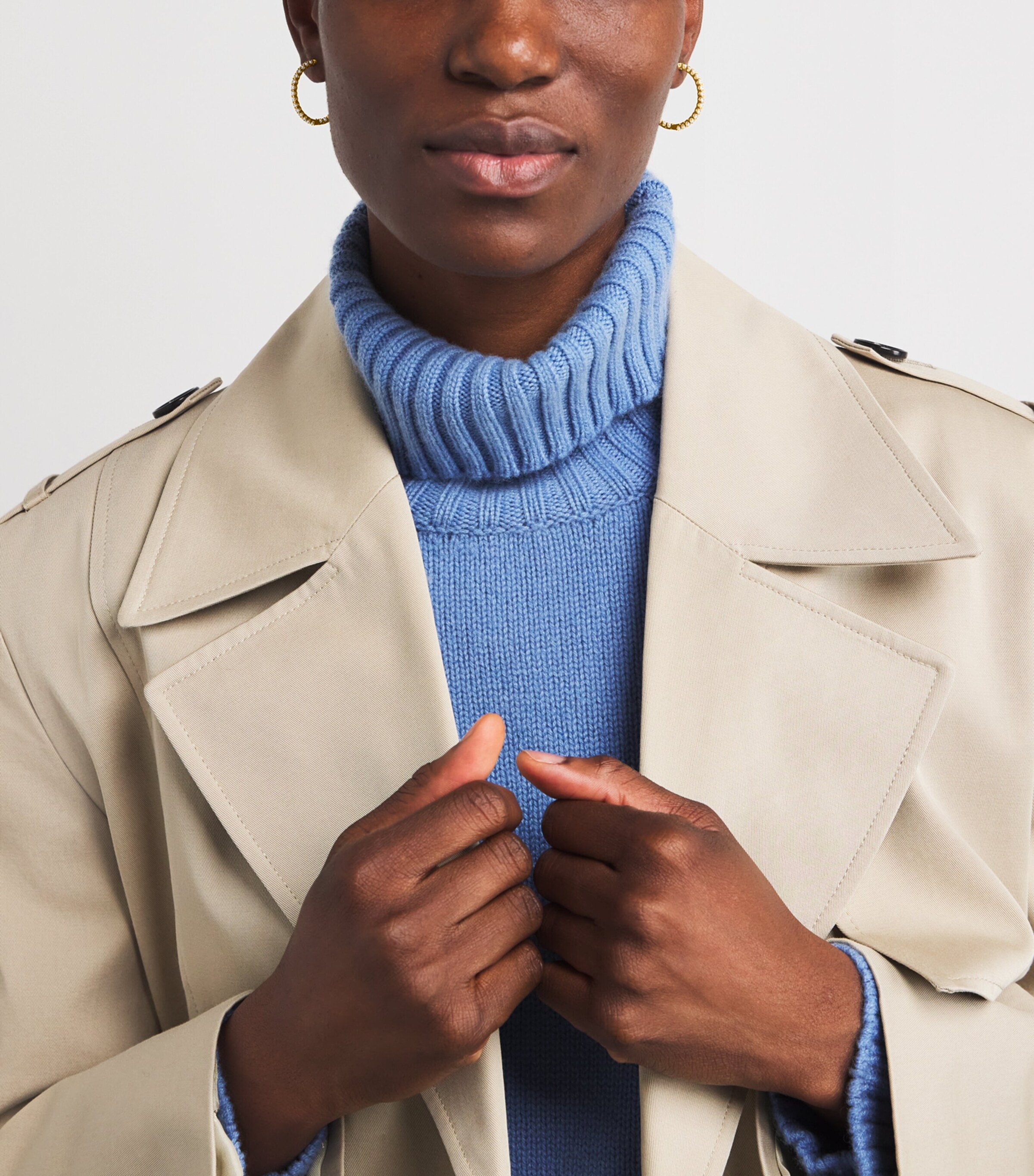 Yellow Gold and Diamond Hoop Earrings (2.00ct) YELLOW GOLD Image 4