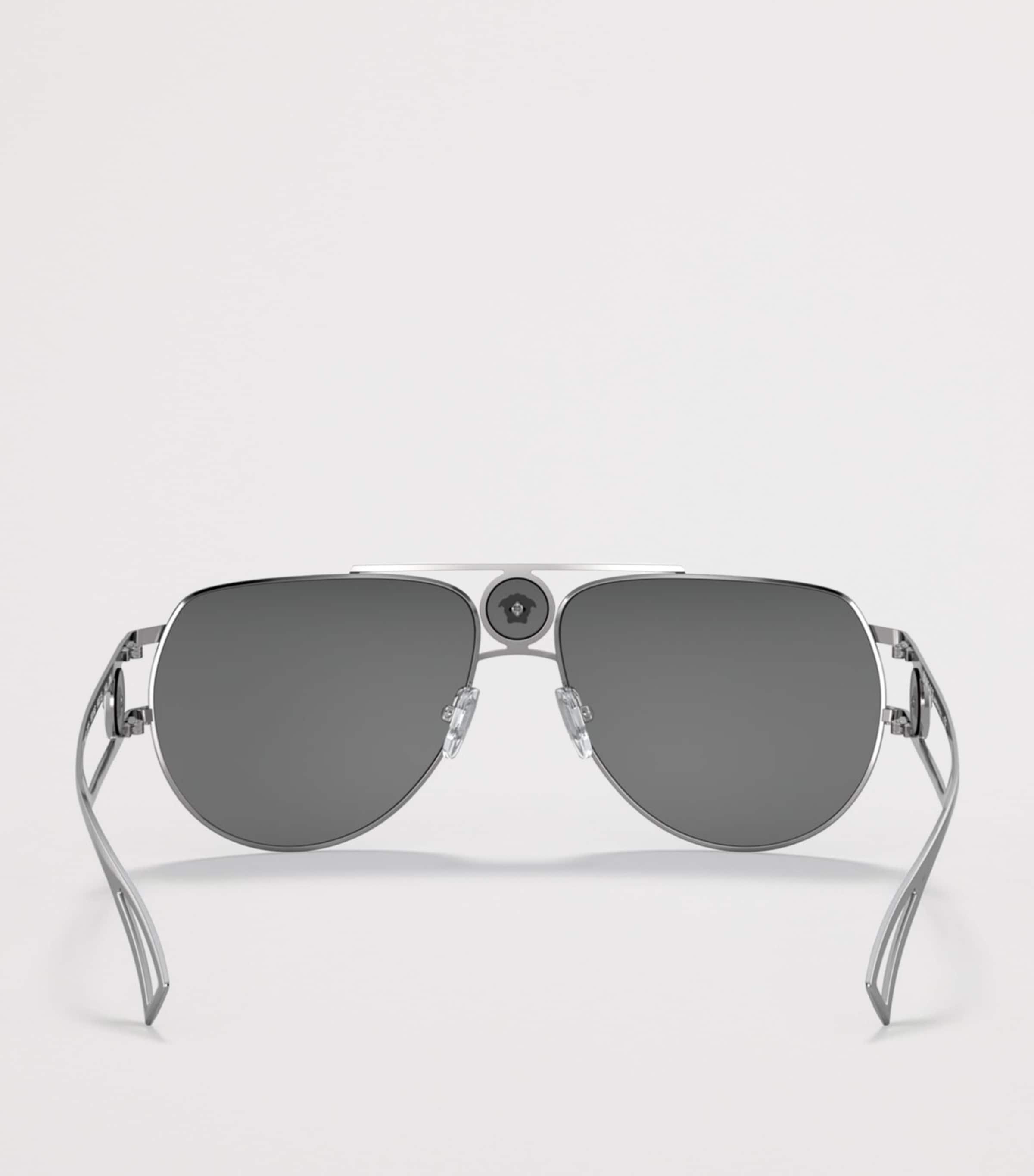 Versace Metal Medusa Aviator Sunglasses Image 4